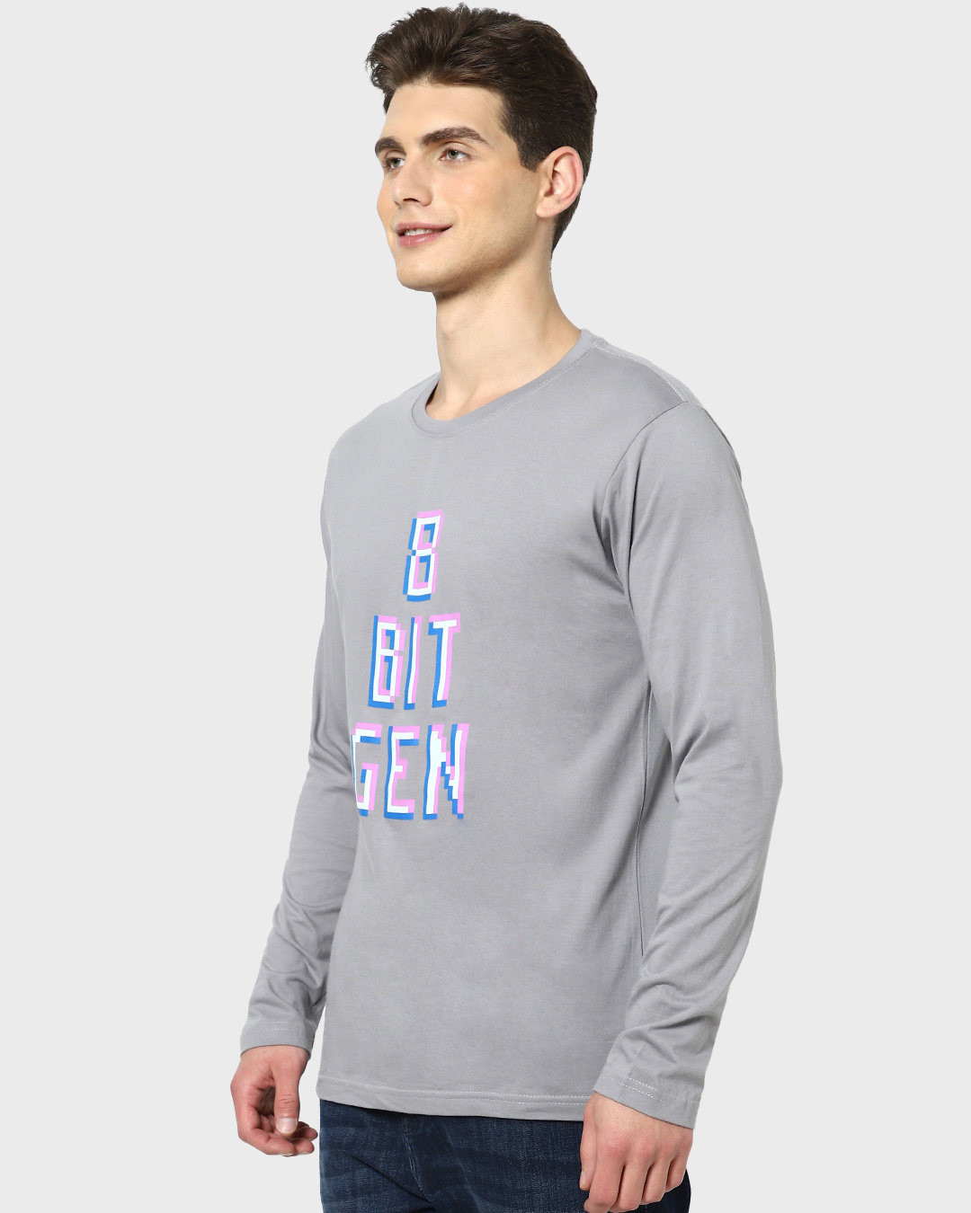 Shop 8Bit Gen Full Sleeve T-Shirt-Back