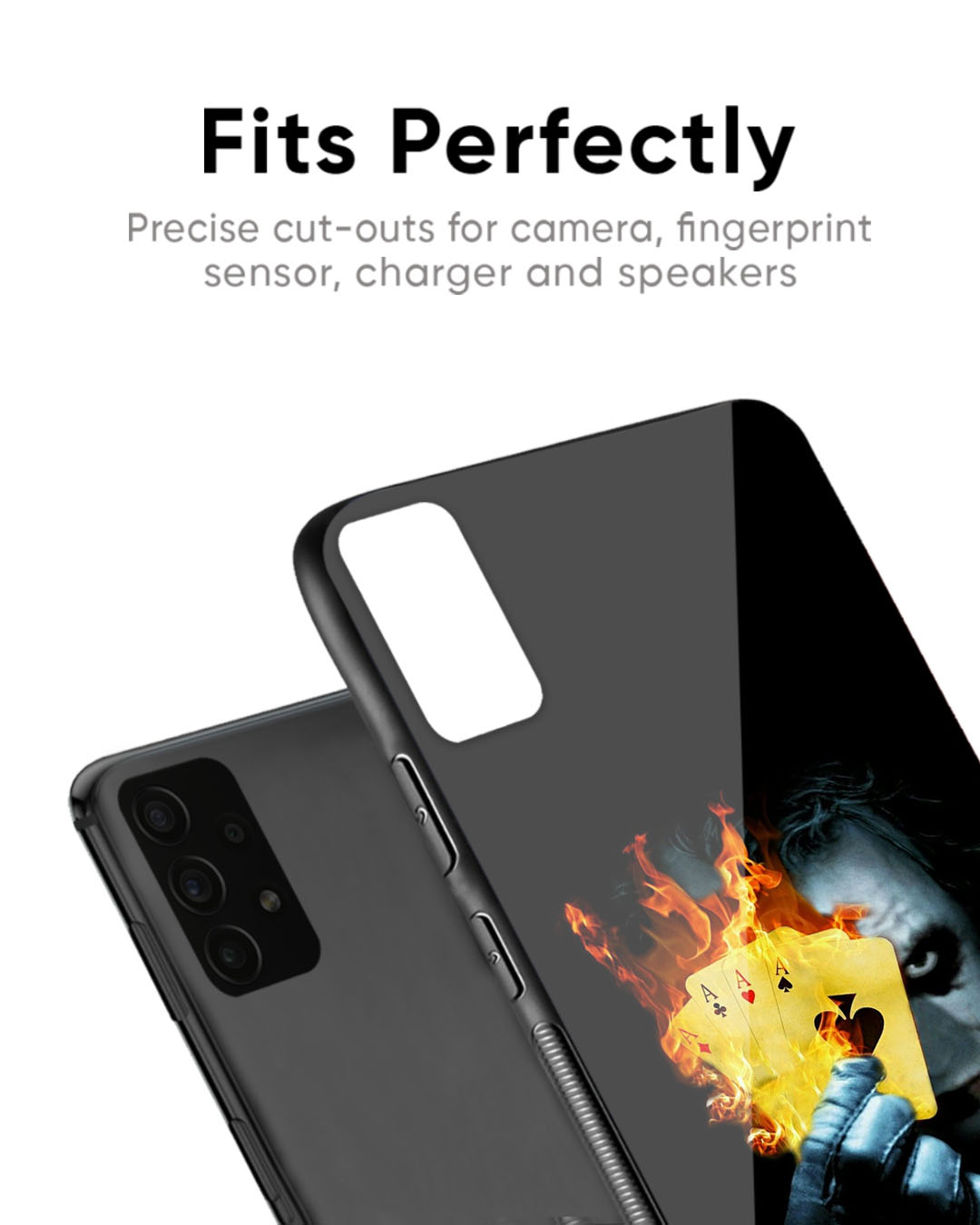 Shop AAA Joker Premium Glass Case for OnePlus Nord CE 5G (Shock Proof, Scratch Resistant)-Back
