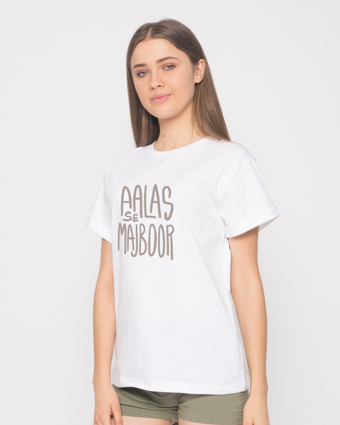 Shop Aalas Boyfriend T-Shirt-Back