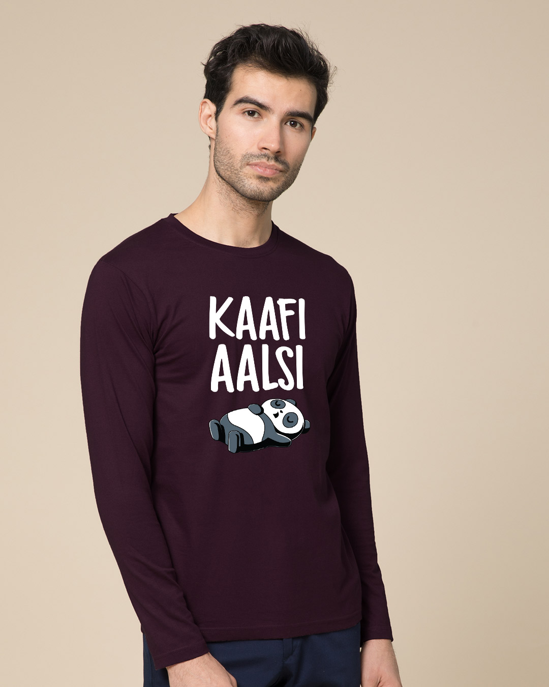 Shop Aalsi Panda Full Sleeve T-Shirt-Back