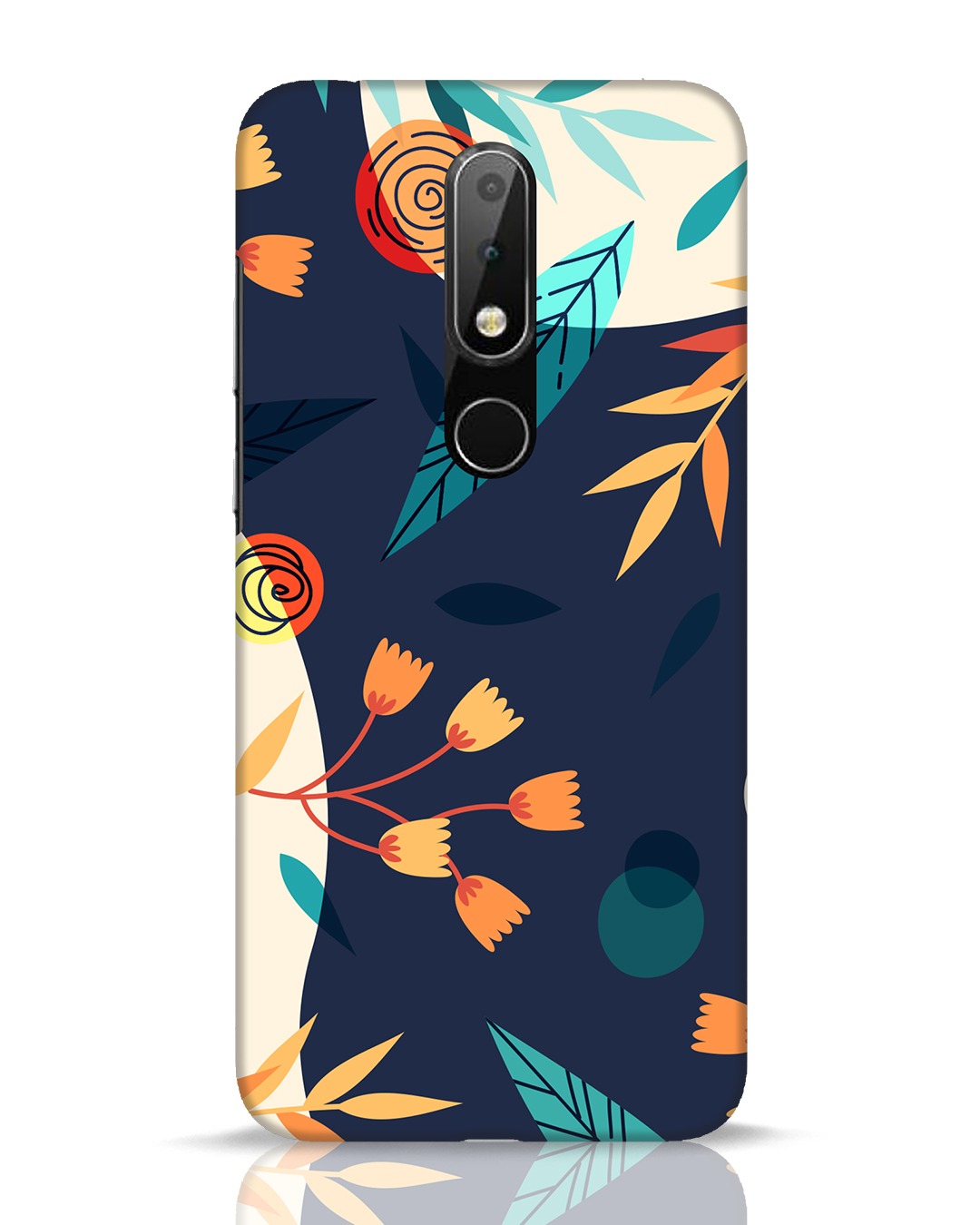 Buy Abstract Floral Nokia 6.1 Plus Mobile Cover for Unisex Online at ...