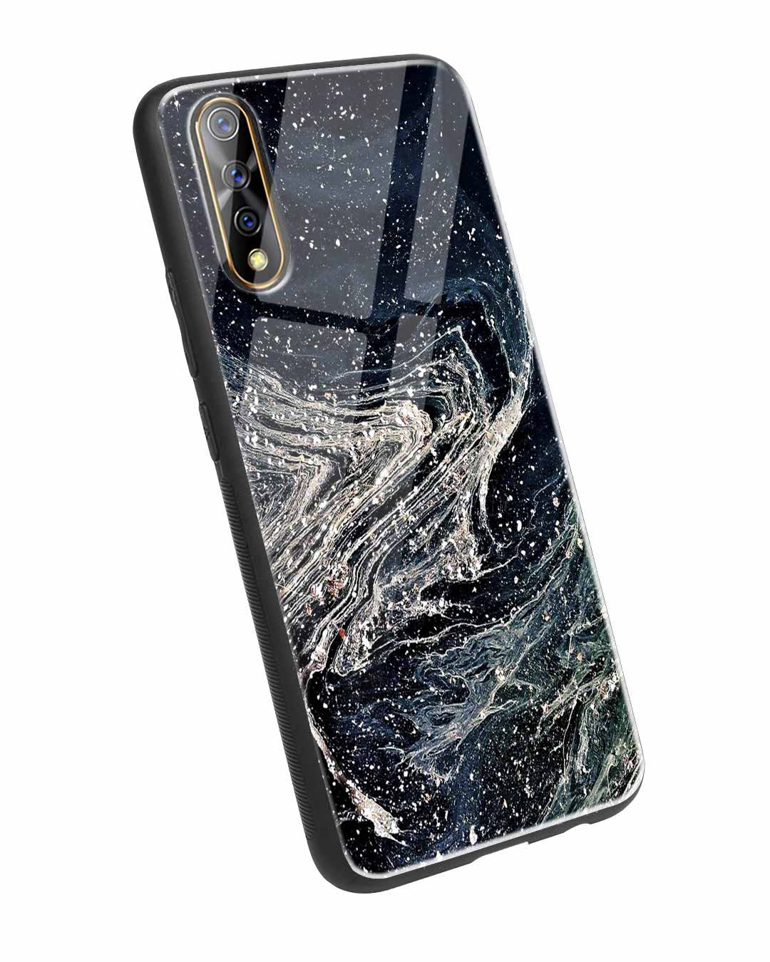 Shop Abstract Glitter Vivo S1 Glass Mobile Cover-Back