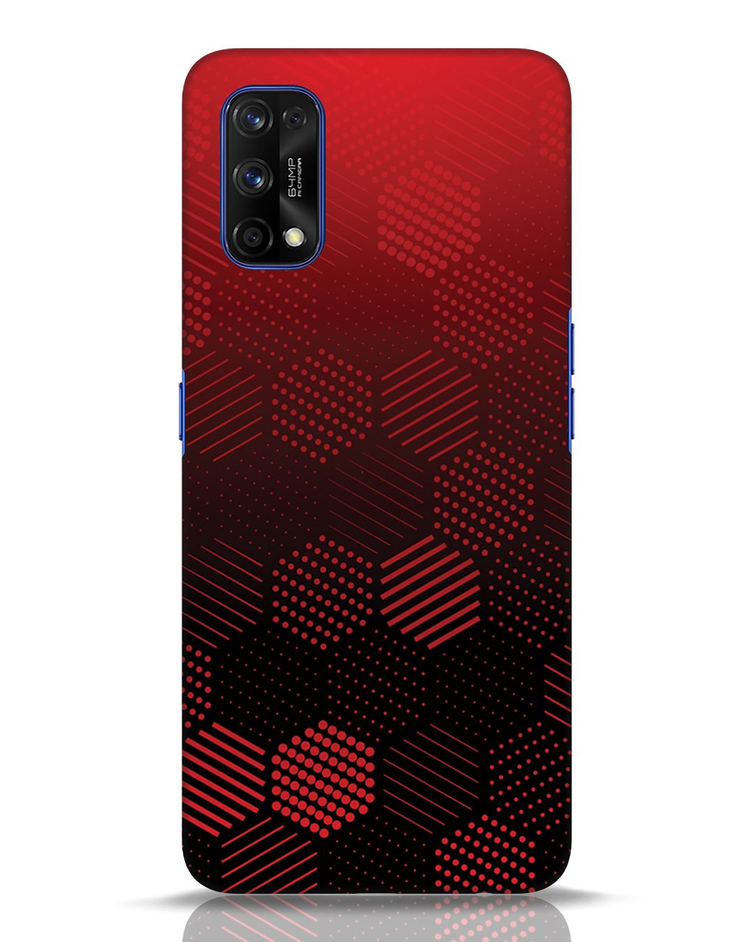 Buy Abstract Hexagon Dots Realme 7 pro Mobile Cover Online in India at ...