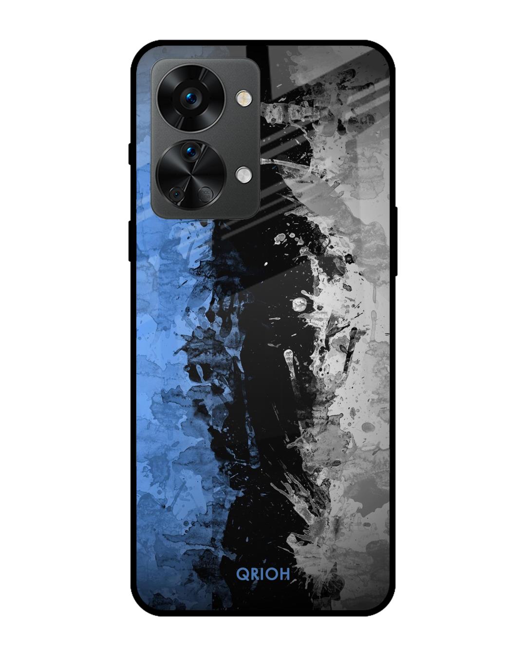 Buy Abstract Printed Premium Glass Cover For Oneplus Nord 2t 5g Impact Resistant Matte Finish 