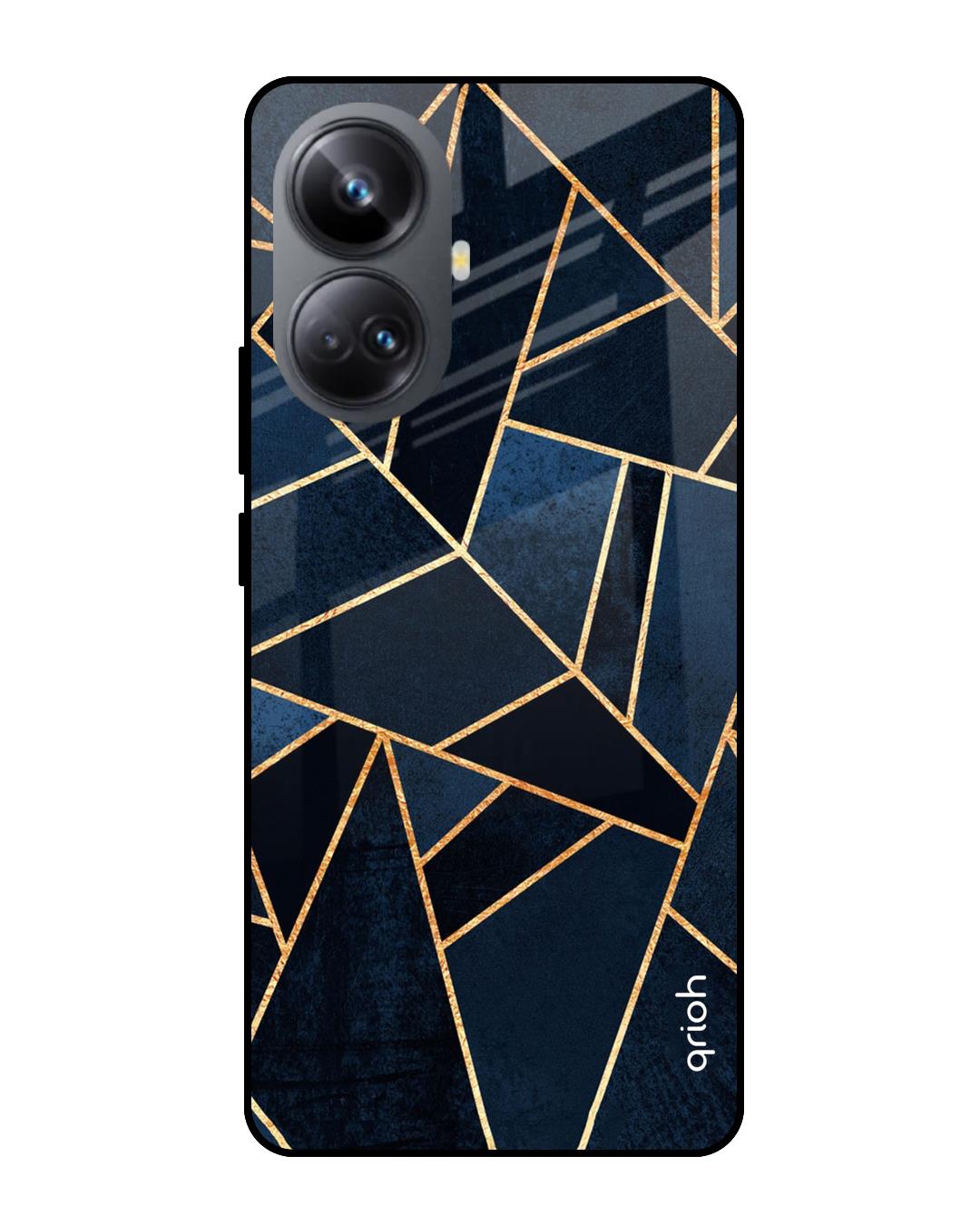 Buy Abstract Tiles Printed Premium Glass case for Realme 10 Pro Plus 5G ...