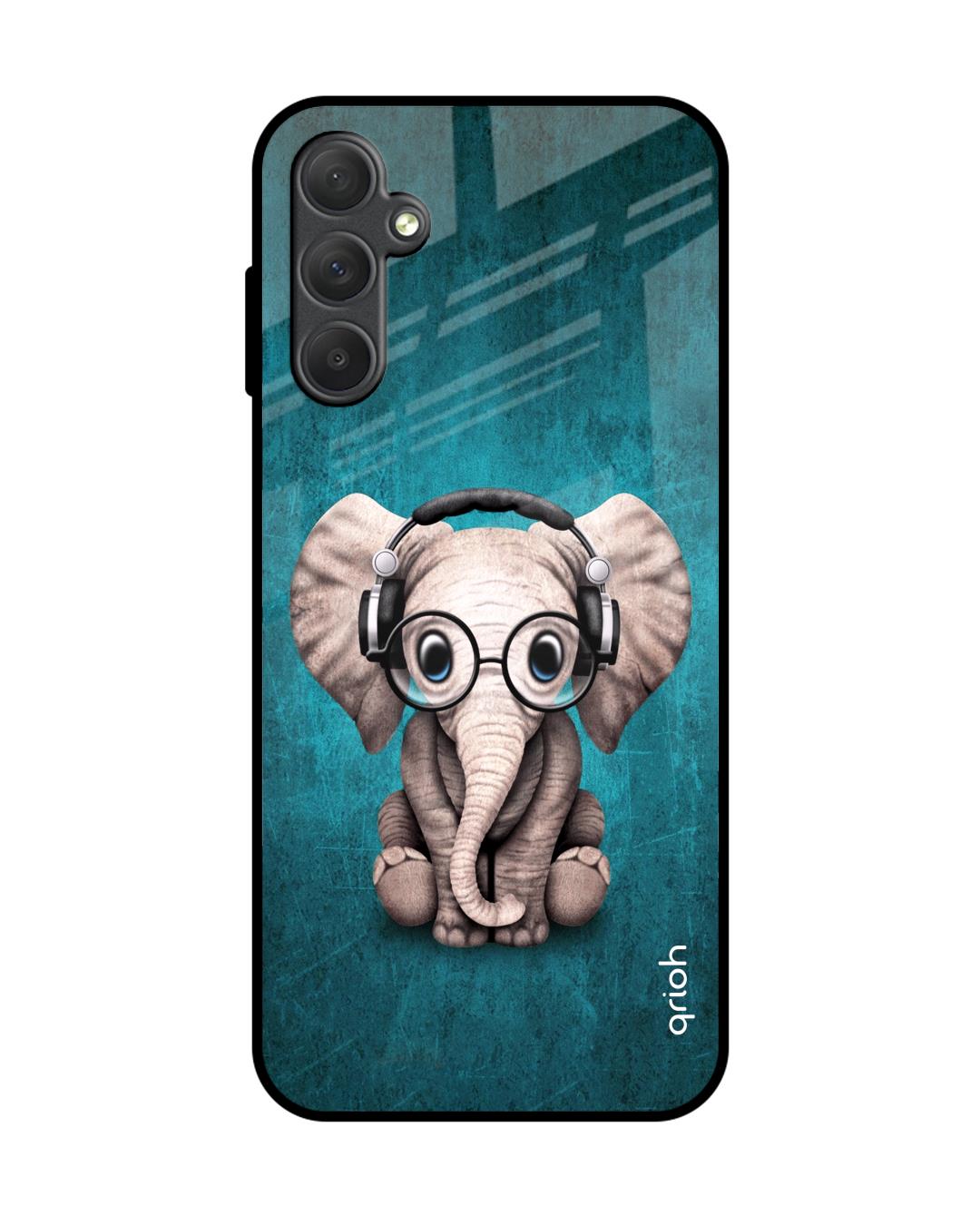 Buy Adorable Baby Elephant Premium Glass Case for Samsung Galaxy M14 5G ...