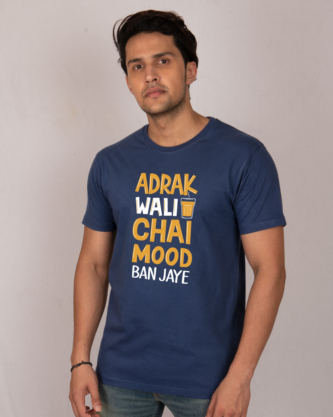 Shop Adrak Wali Chai Half Sleeve T-Shirt-Back