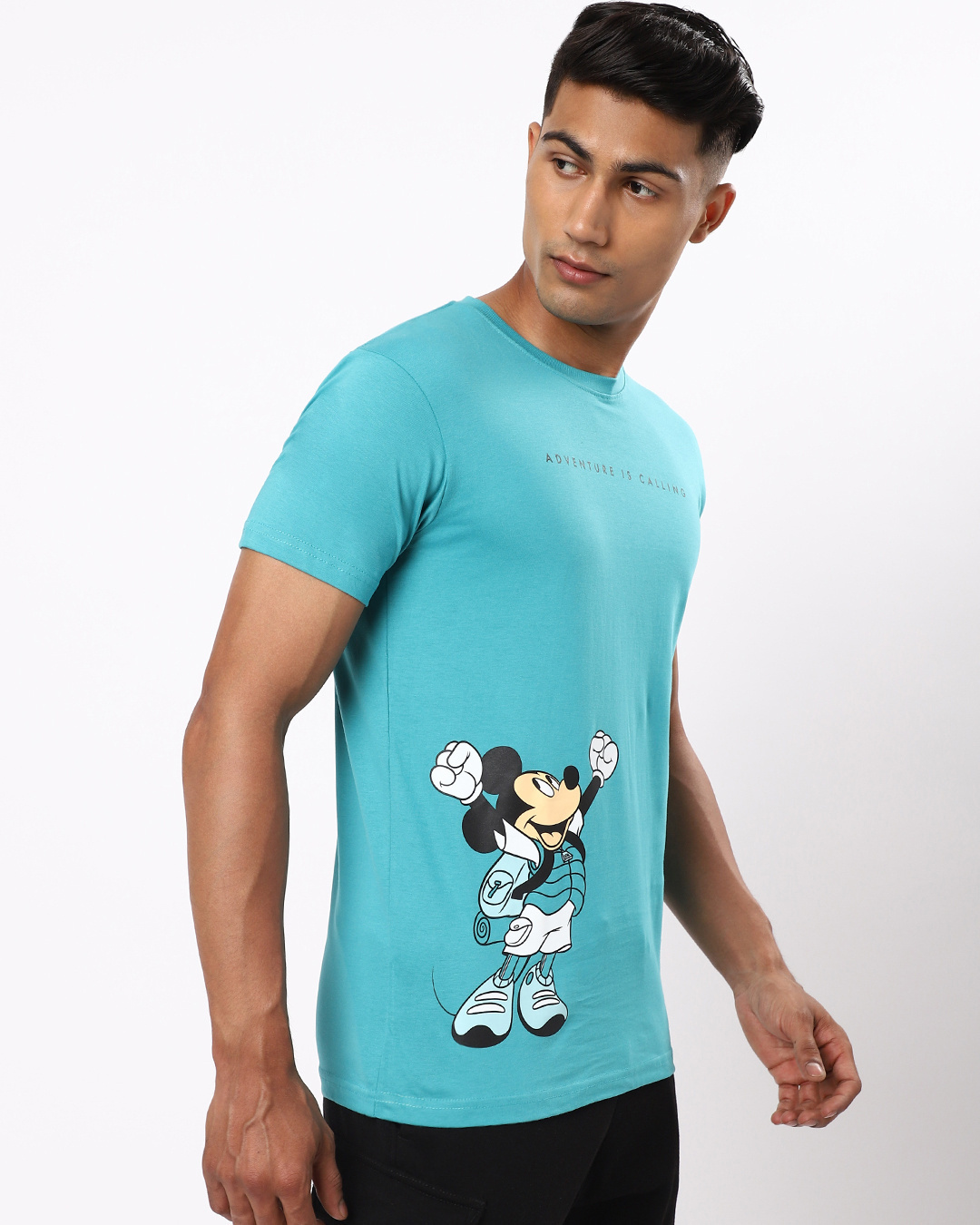 Shop Adventurous Mickey Half Sleeve T-shirt (DL)-Back