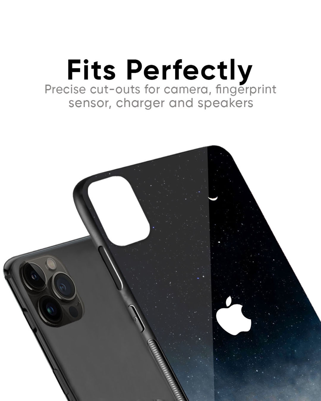 Shop Aesthetic Sky Premium Glass Case for Apple iPhone 12 Pro(Shock Proof, Scratch Resistant)-Back