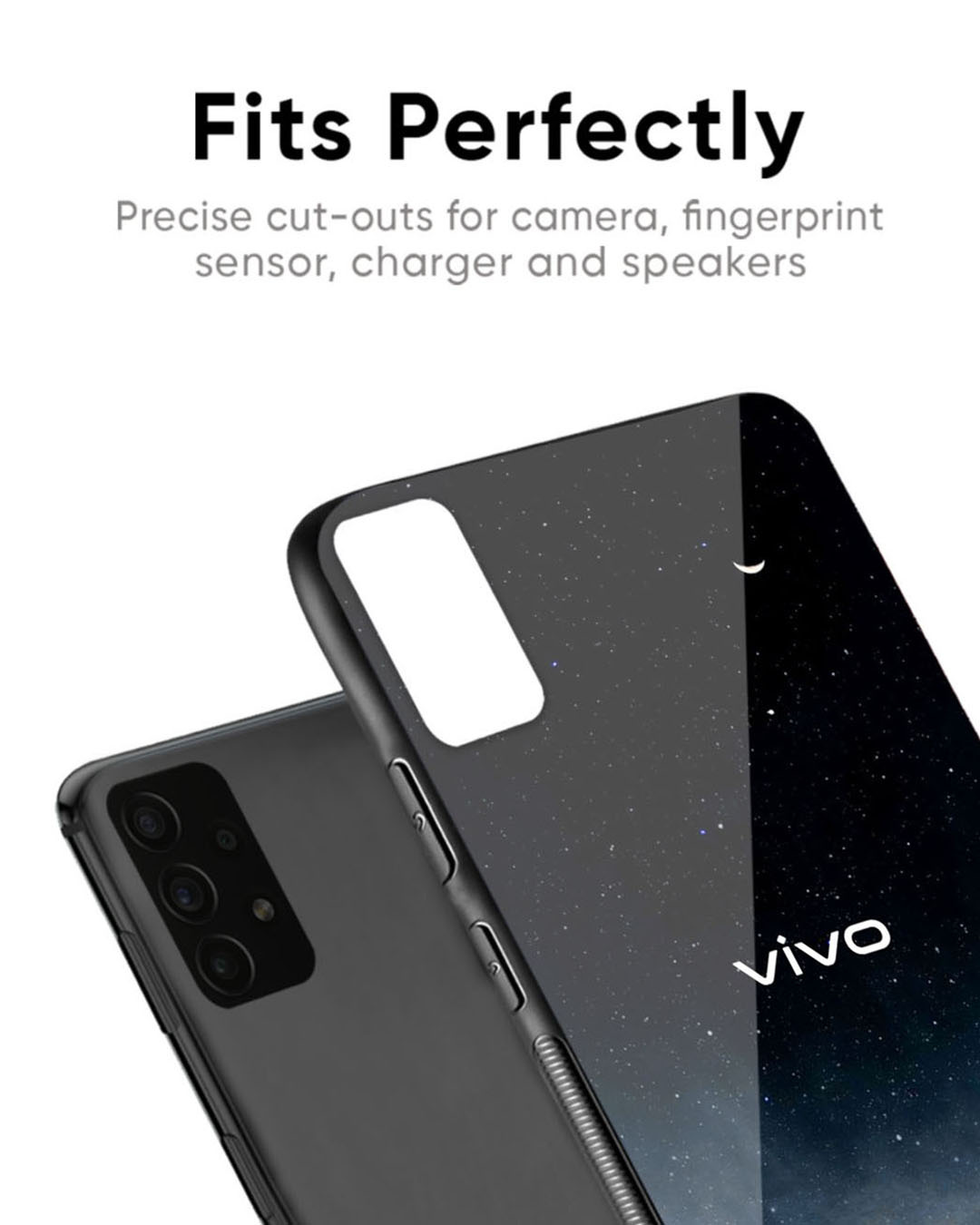 Shop Aesthetic Sky Premium Glass Case for vivo iQOO Z7 Pro 5G(Shock Proof, Scratch Resistant)-Back