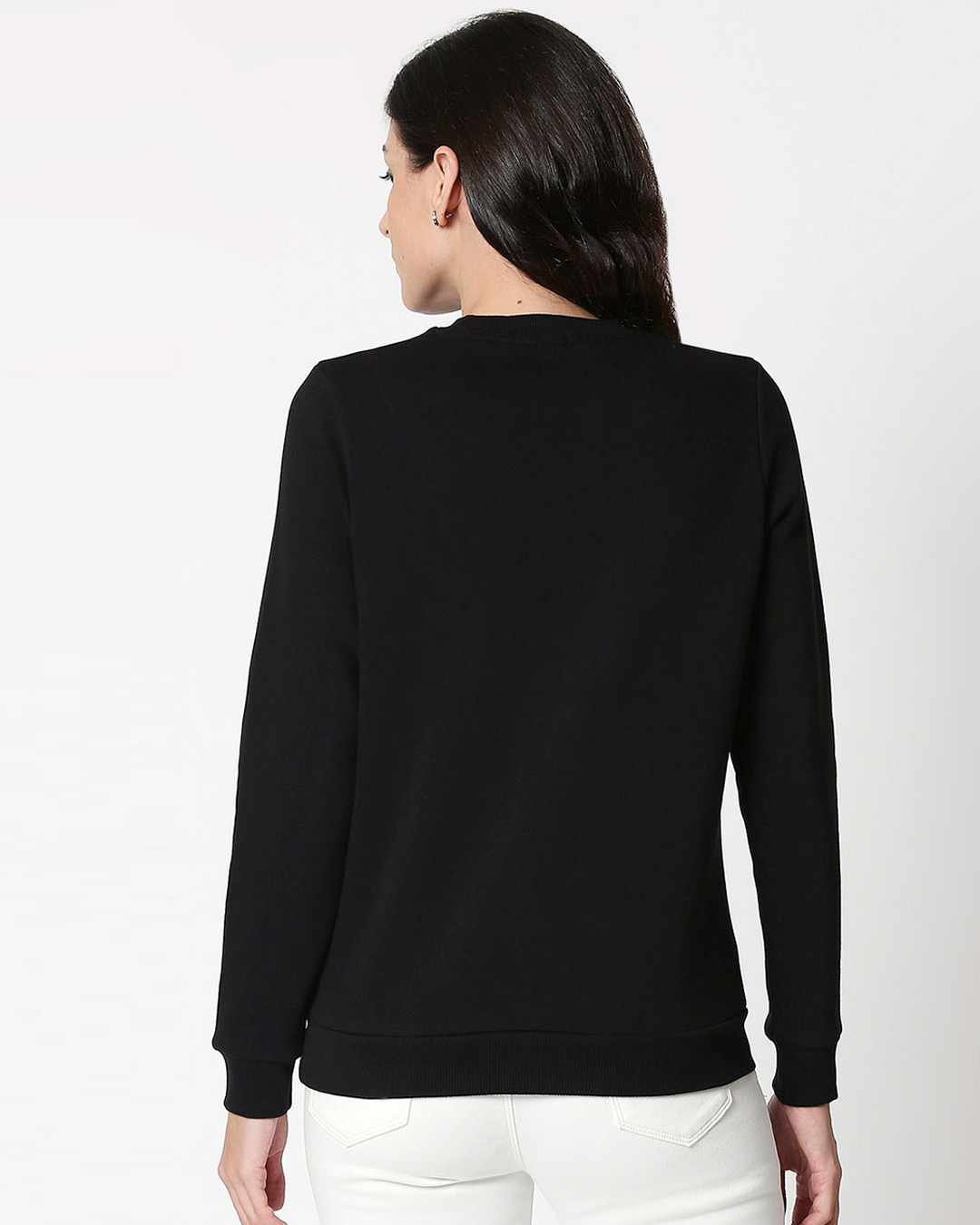 Shop Agree With Me Fleece Sweatshirt (DL) Black-Back