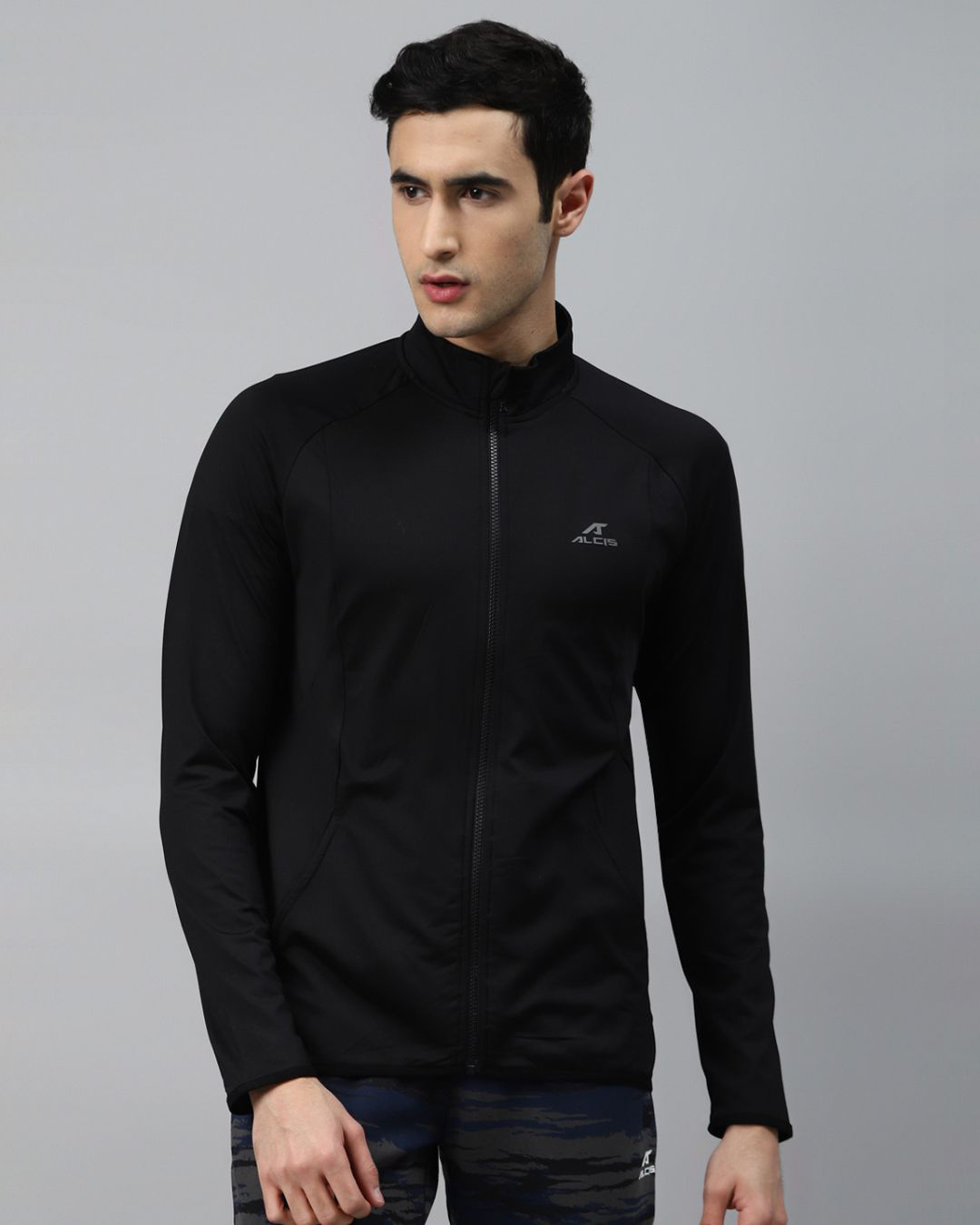 Buy Alcis Men Black Slim Fit Jacket for Men Black Online at Bewakoof