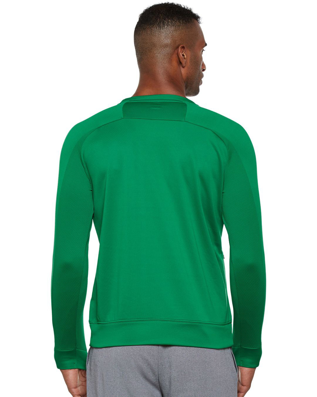 Shop Men Green Slim Fit Sweatshirt-Back