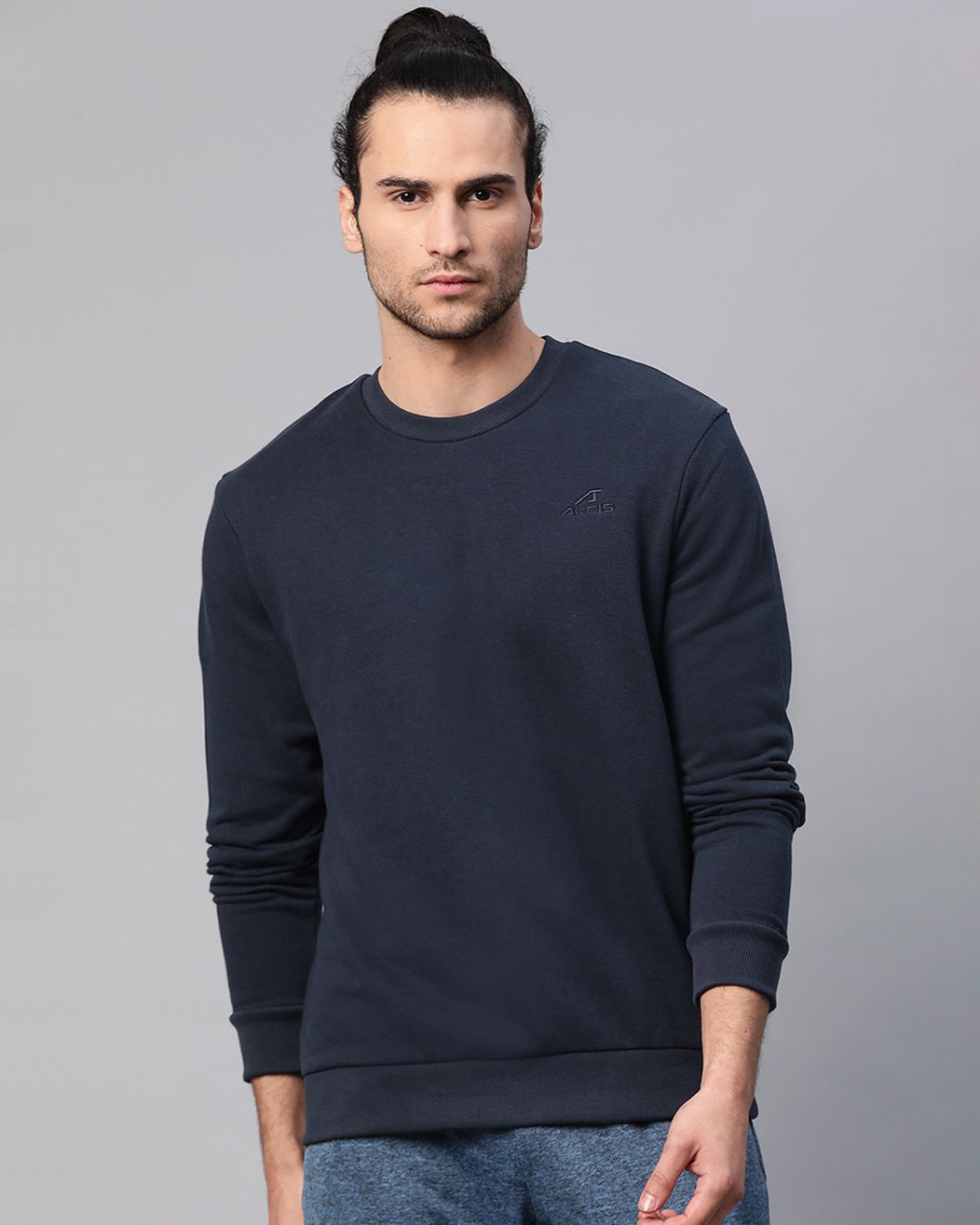 Buy Alcis Men Blue Slim Fit Sweatshirt for Men Blue Online at Bewakoof