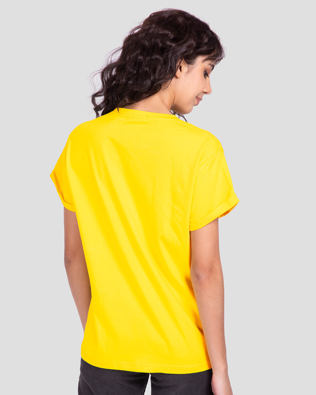 Shop All We Have Boyfriend T-Shirt Pineapple Yellow-Back