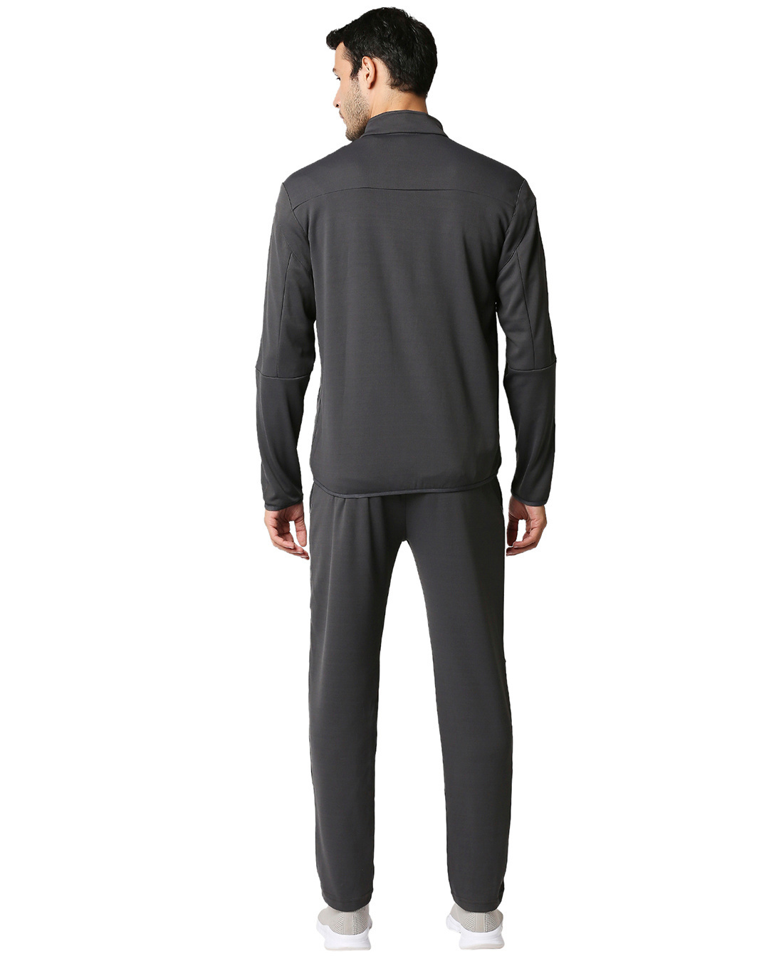 Shop Colorblock Men Grey Track Suit-Back