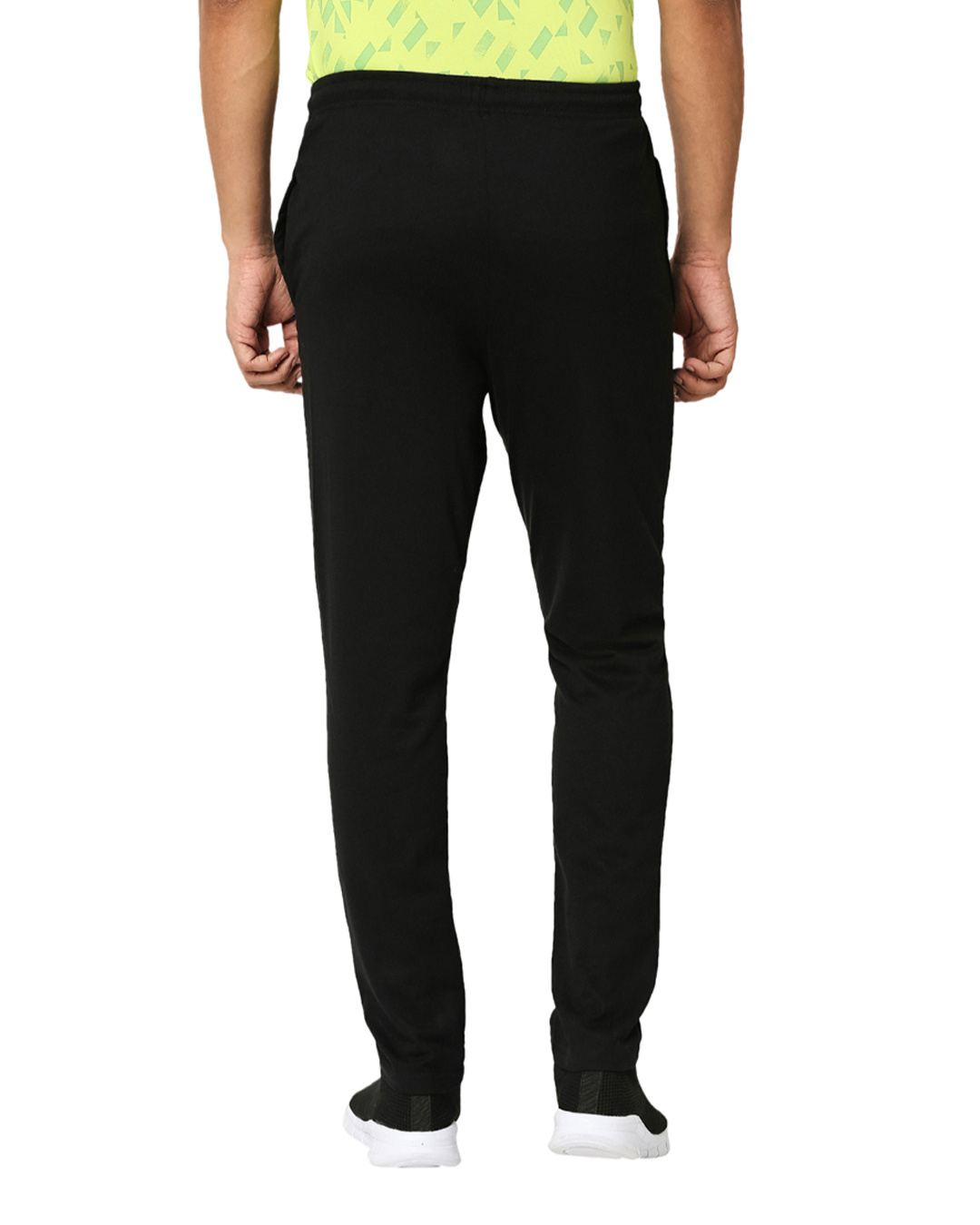 Buy Men's Black Solid Regular Fit Track Pants Online at Bewakoof