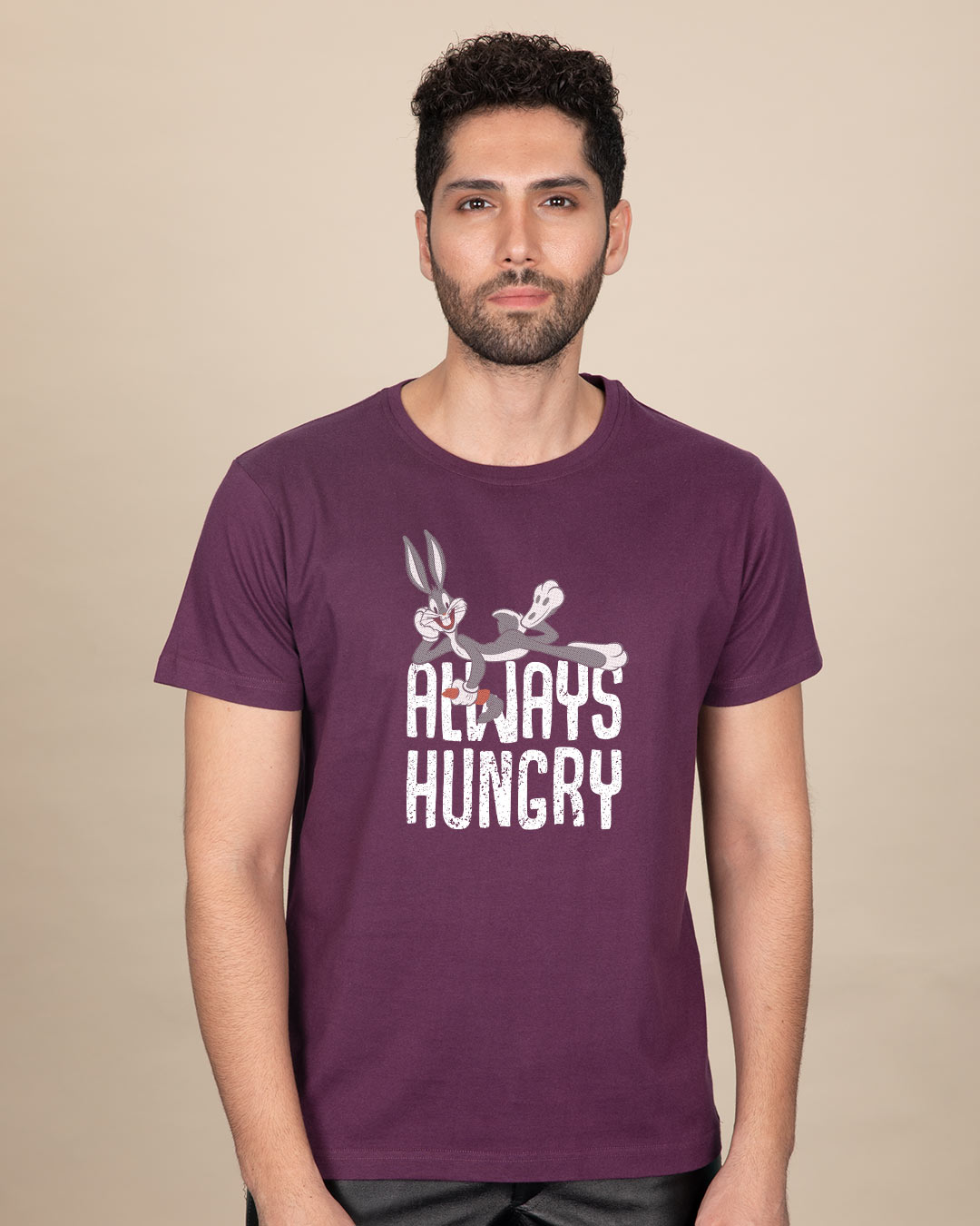 Shop Always Hungry Bugs Half Sleeve T-Shirt (LTL)-Back