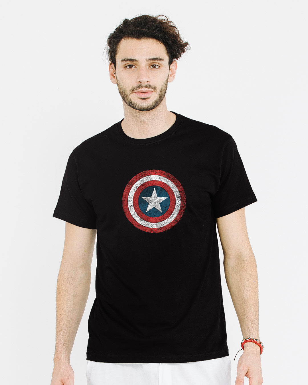 Shop America Shield Half Sleeve T-Shirt (AVL)-Back