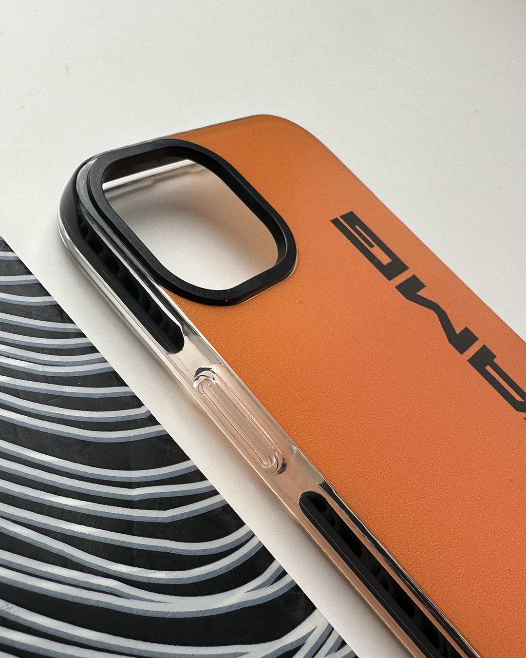 Shop AMG Orange Bumper Case For Apple iPhone 12 Pro Max-Back