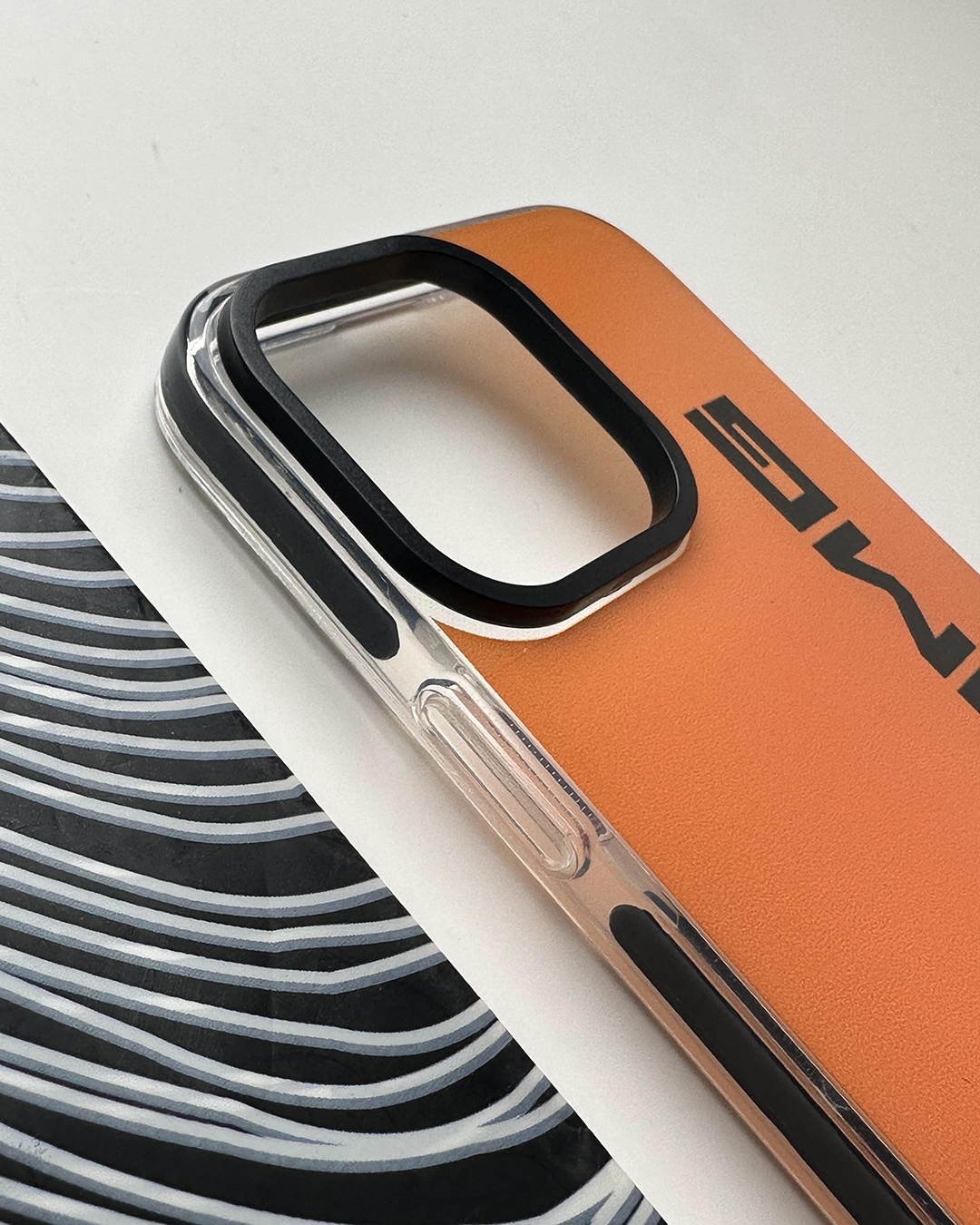 Shop AMG Orange Bumper Case For Apple iPhone 14 Pro Max-Back