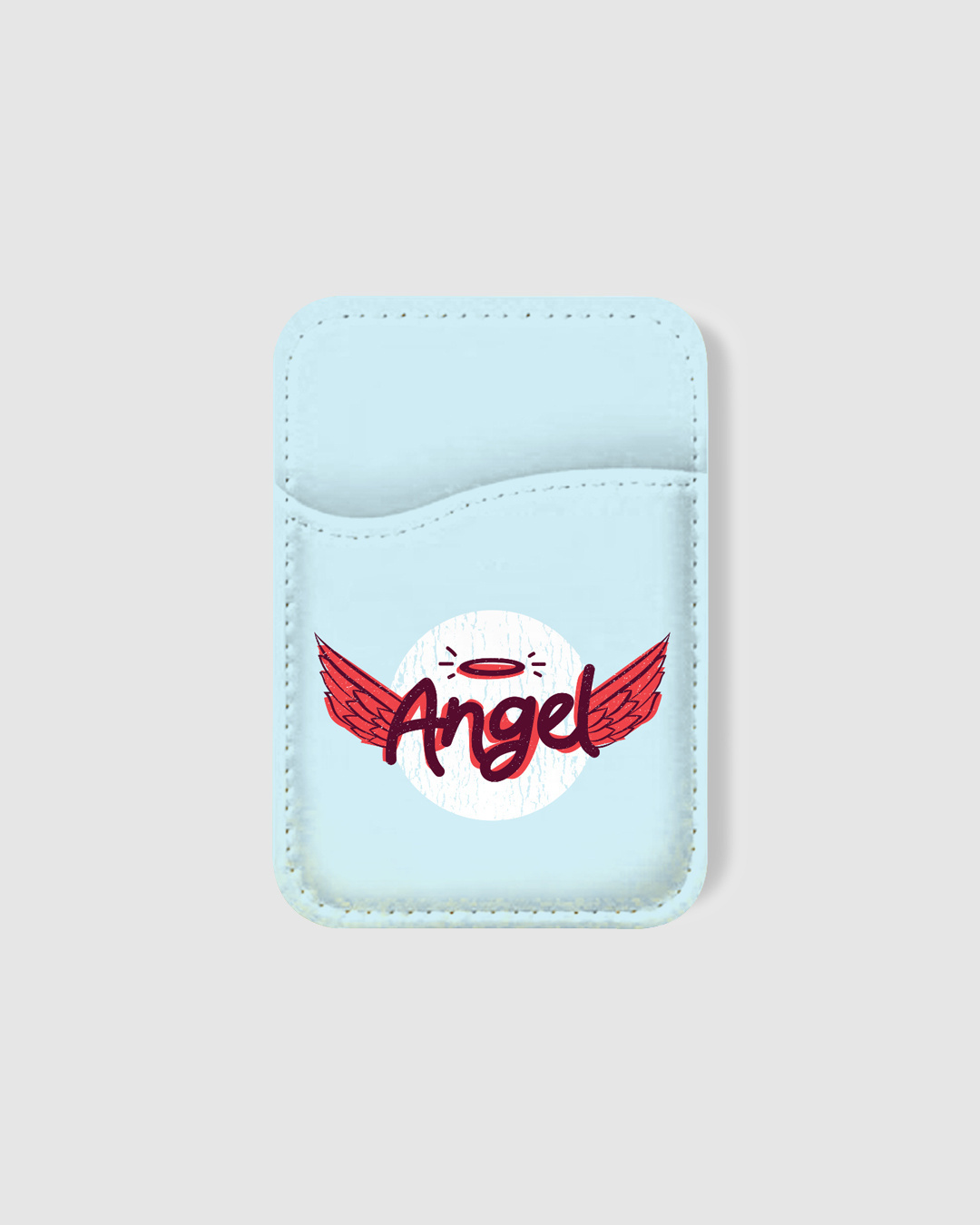 Shop Angel Printed Mobile Card Holders-Back