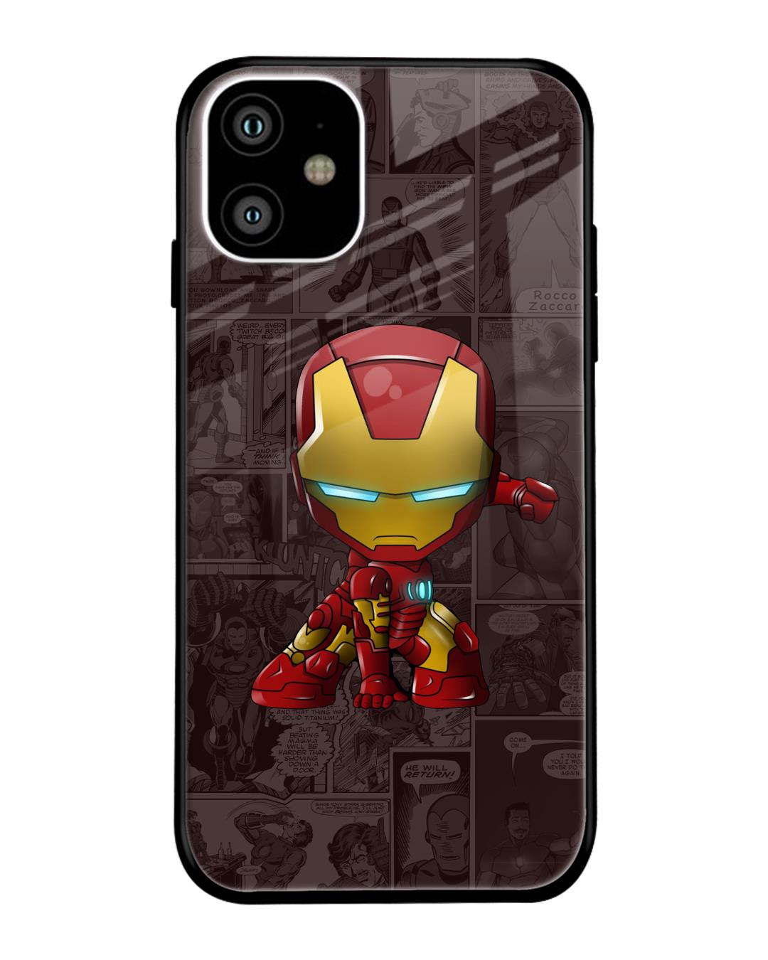 Buy Angry Baby Super Hero Premium Glass Case for Apple iPhone 11 (Shock