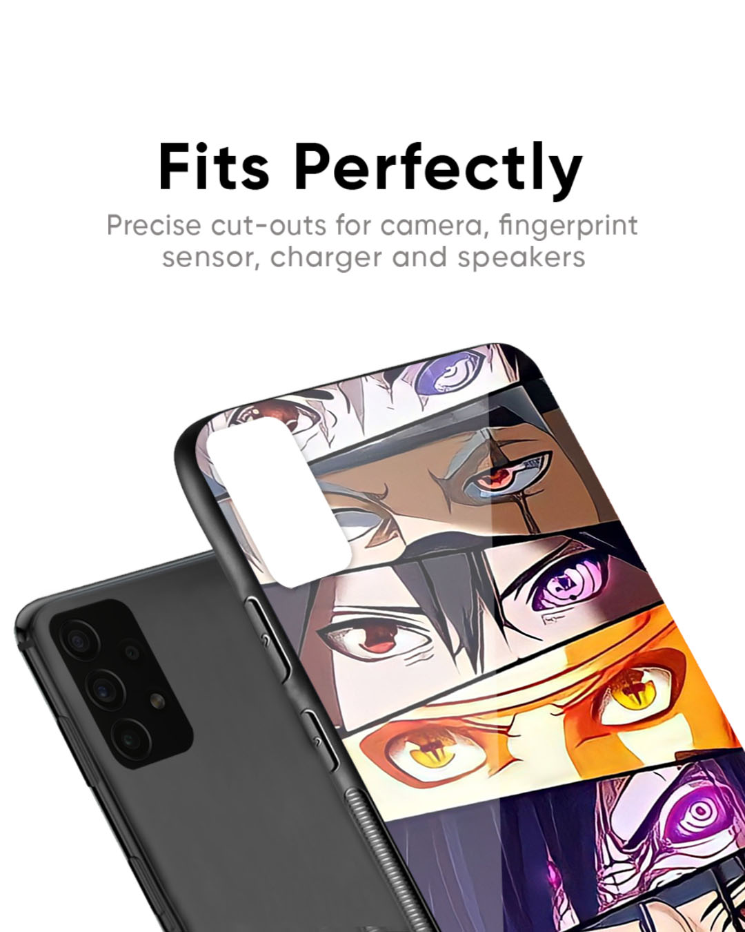 Shop Anime Eyes Premium Glass Case for Google Pixel 6a (Shock Proof, Scratch Resistant)-Back