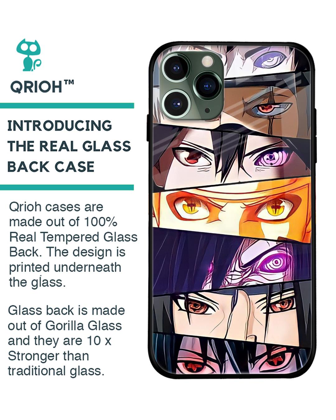 Shop Anime Eyes  Premium Glass Case for iPhone 11 Pro Max (Shock Proof, Scratch Resistant)-Back