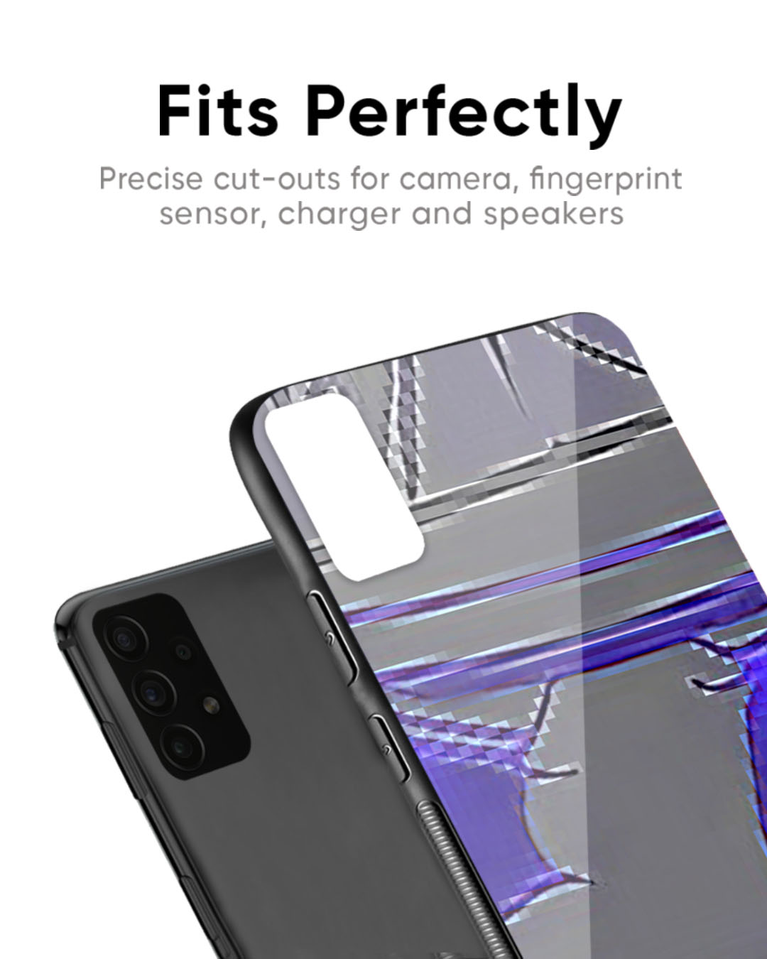 Shop Anime Eyes Premium Glass Case for Samsung Galaxy M14 5G (Shock Proof, Scratch Resistant)-Back