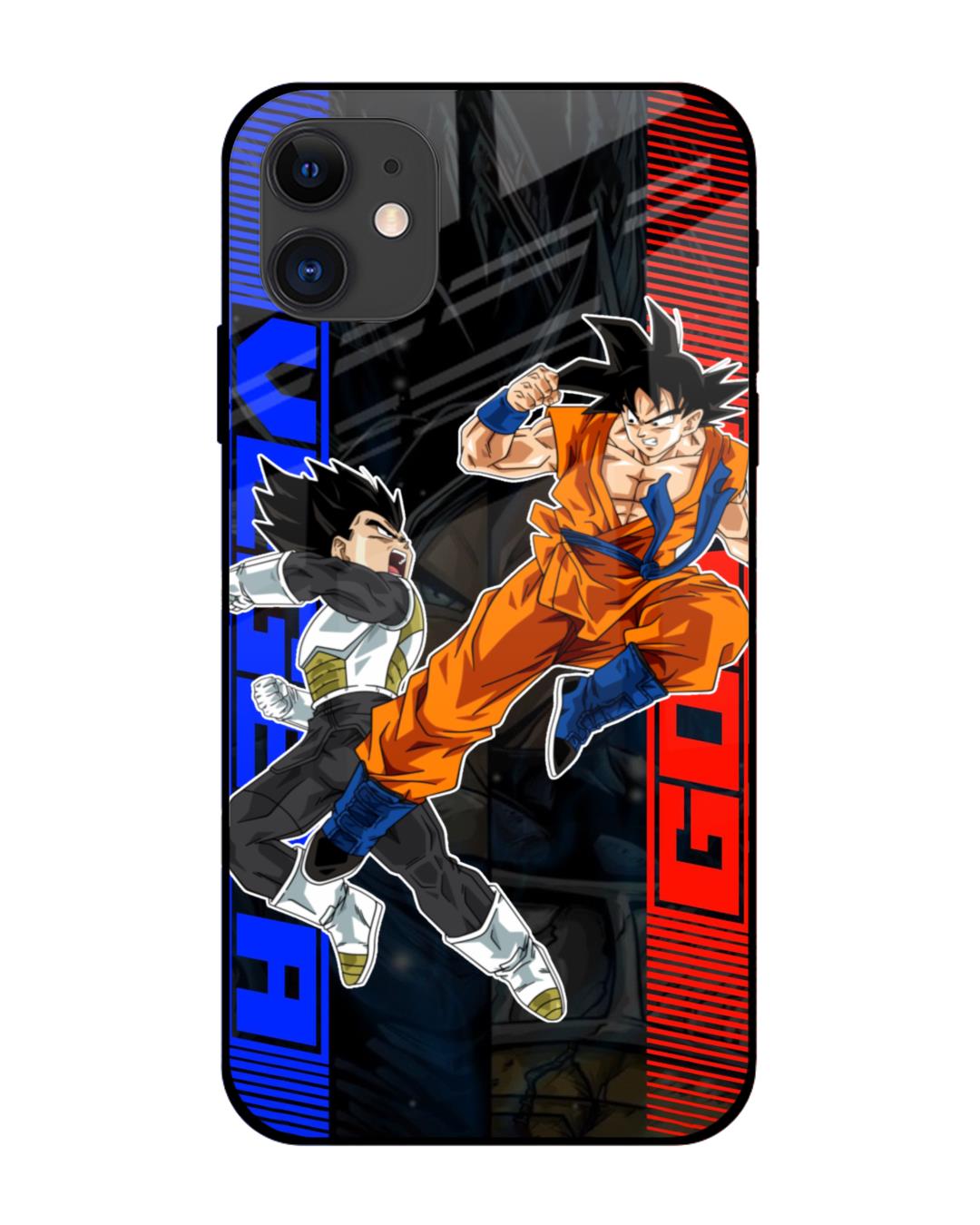 Shop Anime Fight Premium Glass Case for Apple iPhone 12 (Shock Proof,Scratch Resistant)-Front