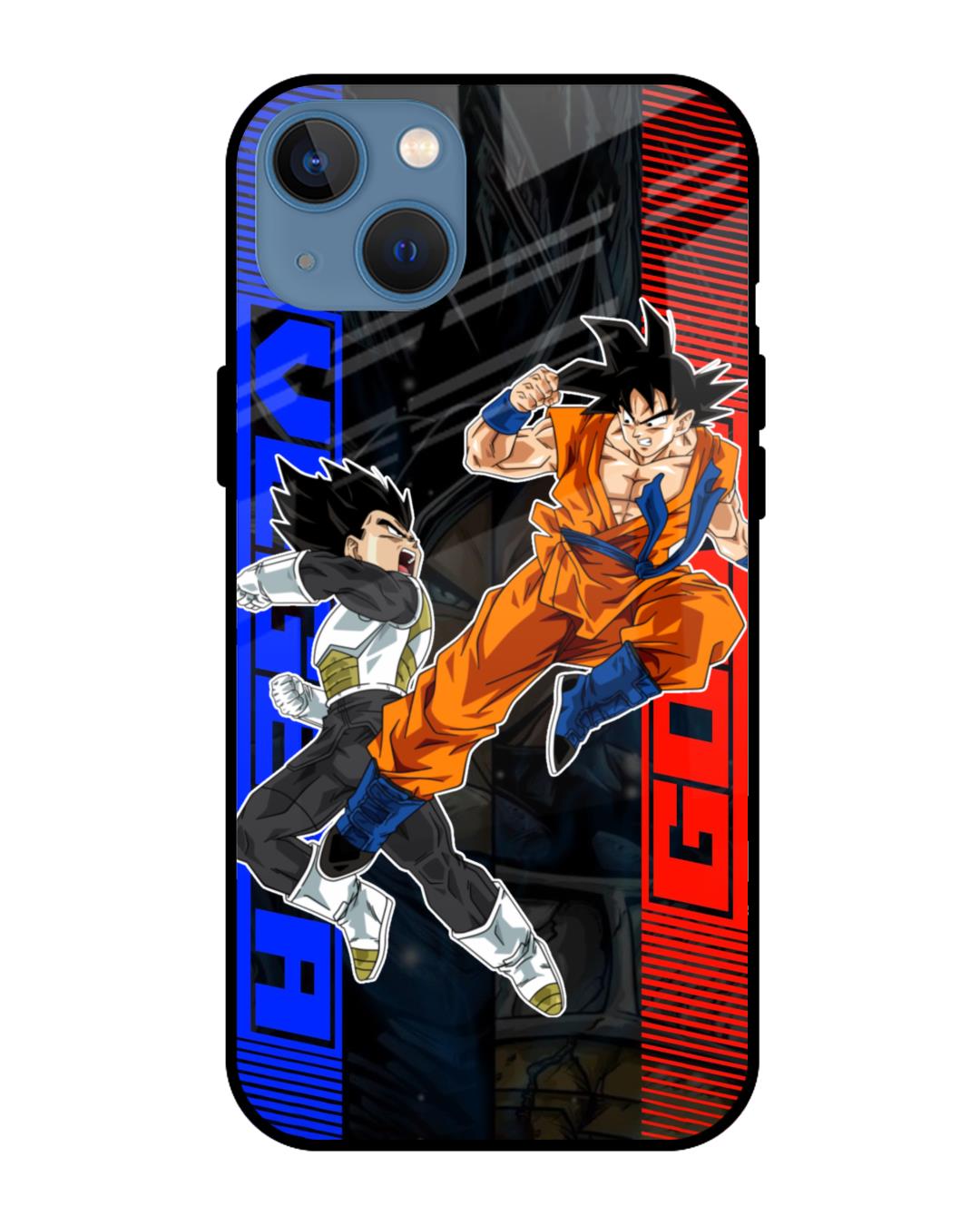 Shop Anime Fight Premium Glass Case for Apple iPhone 13 (Shock Proof,Scratch Resistant)-Front