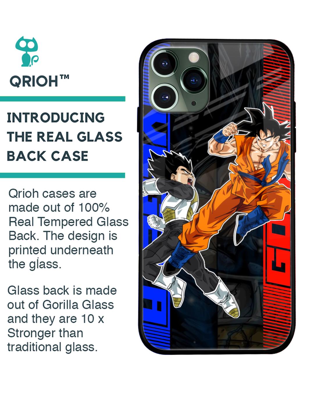 Shop Anime Fight  Premium Glass Case for iPhone 11 Pro Max (Shock Proof, Scratch Resistant)-Back