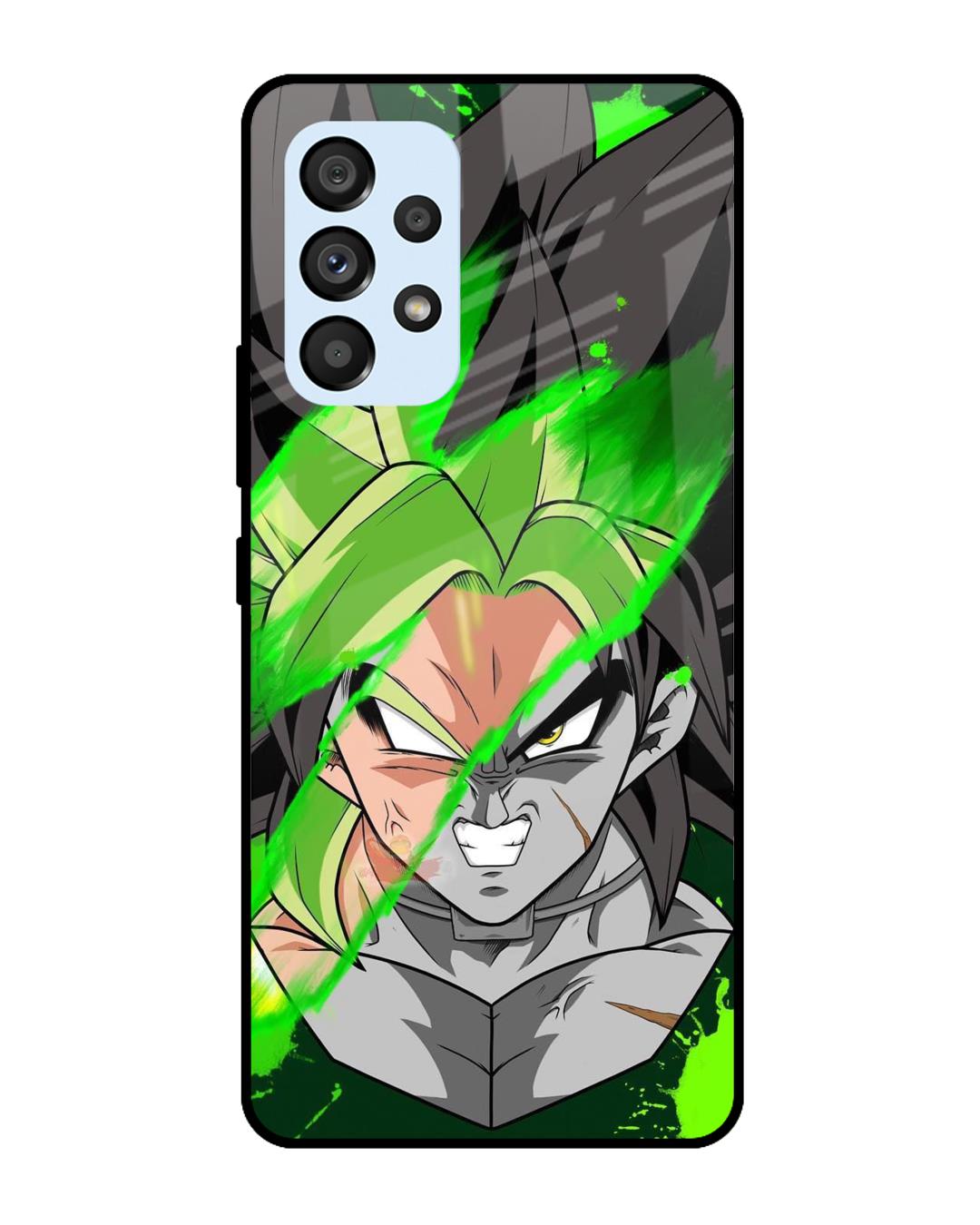 Buy Anime Green Splash Premium Glass Case For Samsung Galaxy A53 5g Shock Proof Scratch