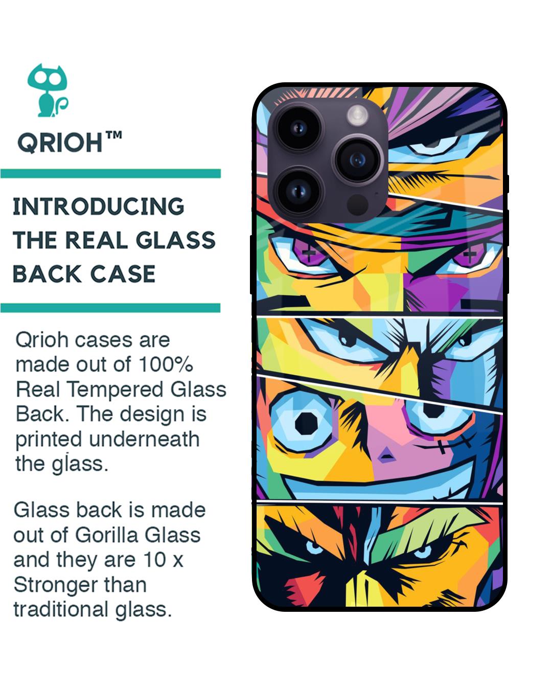 Shop Anime Legends Premium Glass Case for Apple iPhone 14 Pro Max (Shock Proof,Scratch Resistant)-Back