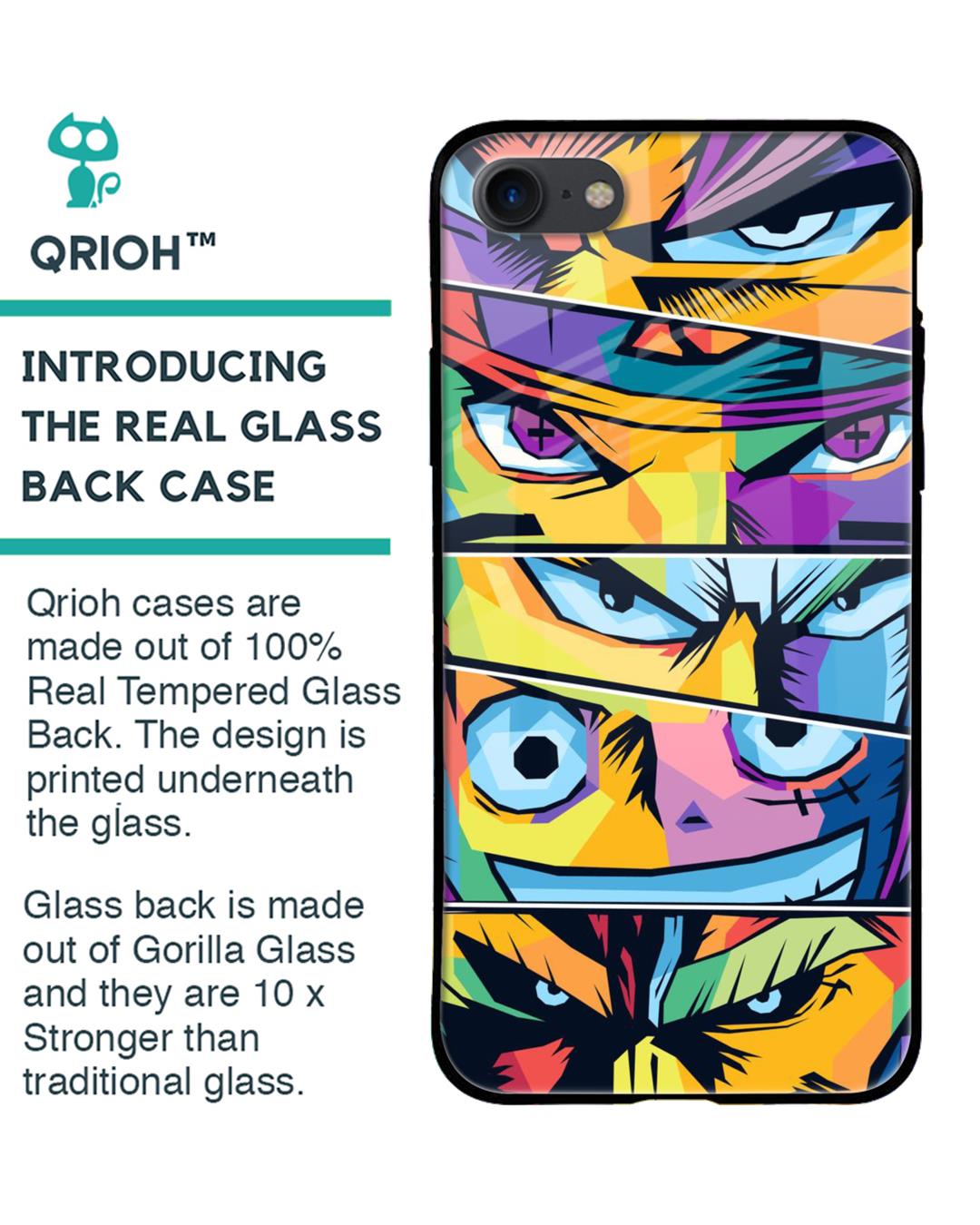 Shop Anime Legends Premium Glass Case for Apple iPhone 7 (Shock Proof,Scratch Resistant)-Back