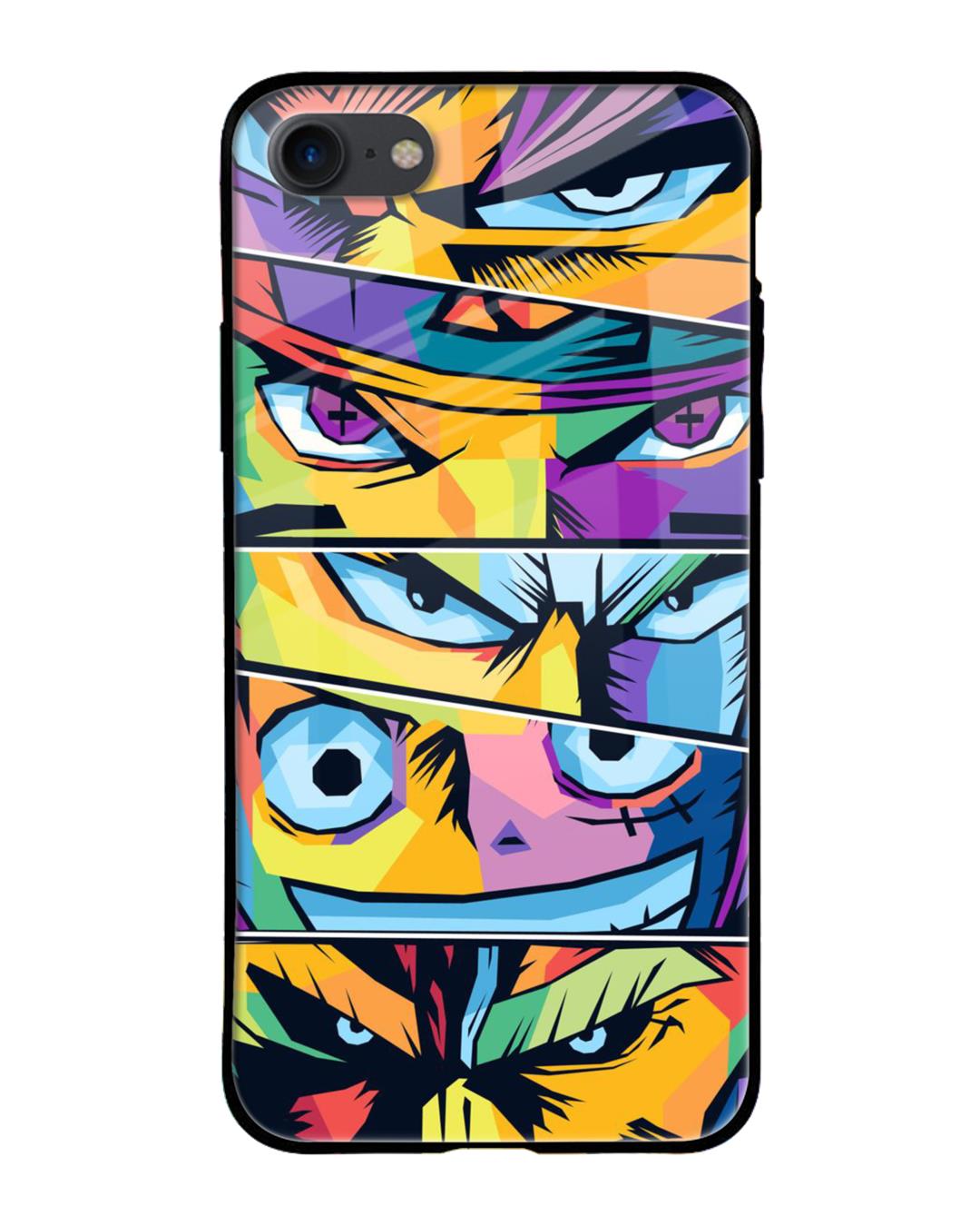 Anime Manga Character Clear Case for iPhone SE 2020 iPhone 7 iPhone 8  47Inch Shockproof AntiFAL Hard PC  TPU Bumper Protective  DragonBallGokuandFriends  Amazonin Electronics