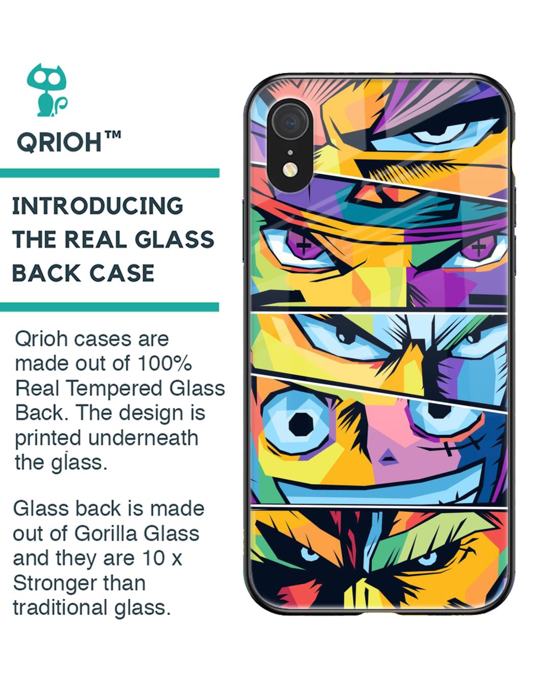 Shop Anime Legends Premium Glass Case for Apple iPhone XR (Shock Proof,Scratch Resistant)-Back