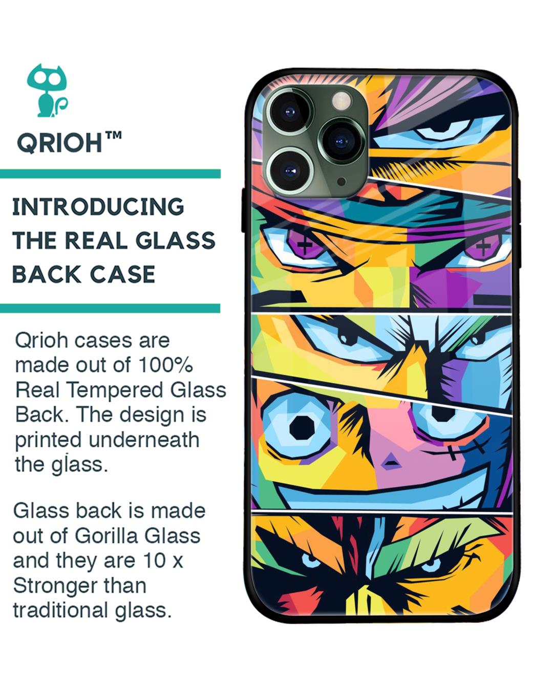Shop Anime Legends Premium Glass Case for iPhone 11 Pro (Shock Proof, Scratch Resistant)-Back
