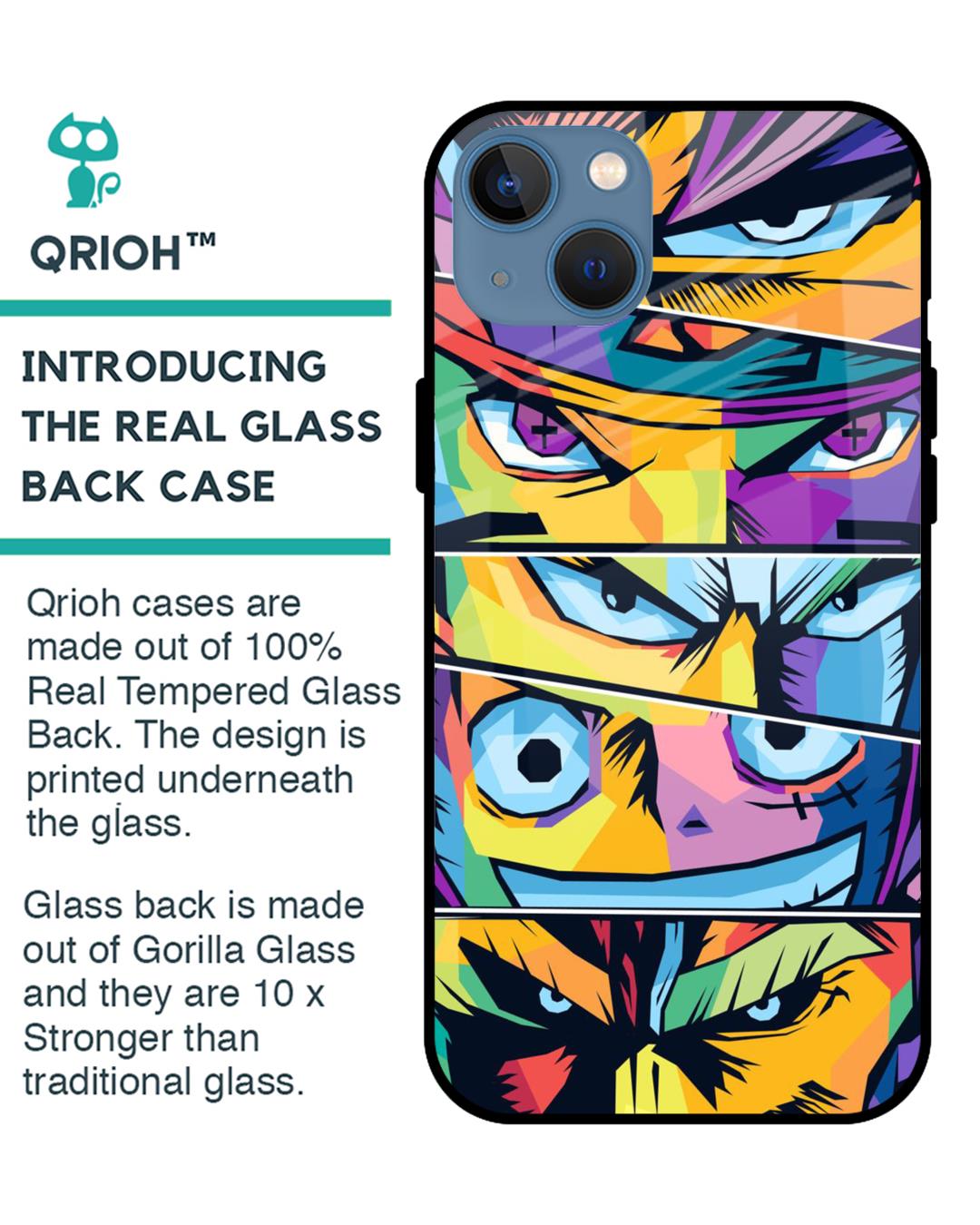 Shop Anime Legends Premium Glass Case for iPhone 13 mini (Shock Proof, Scratch Resistant)-Back