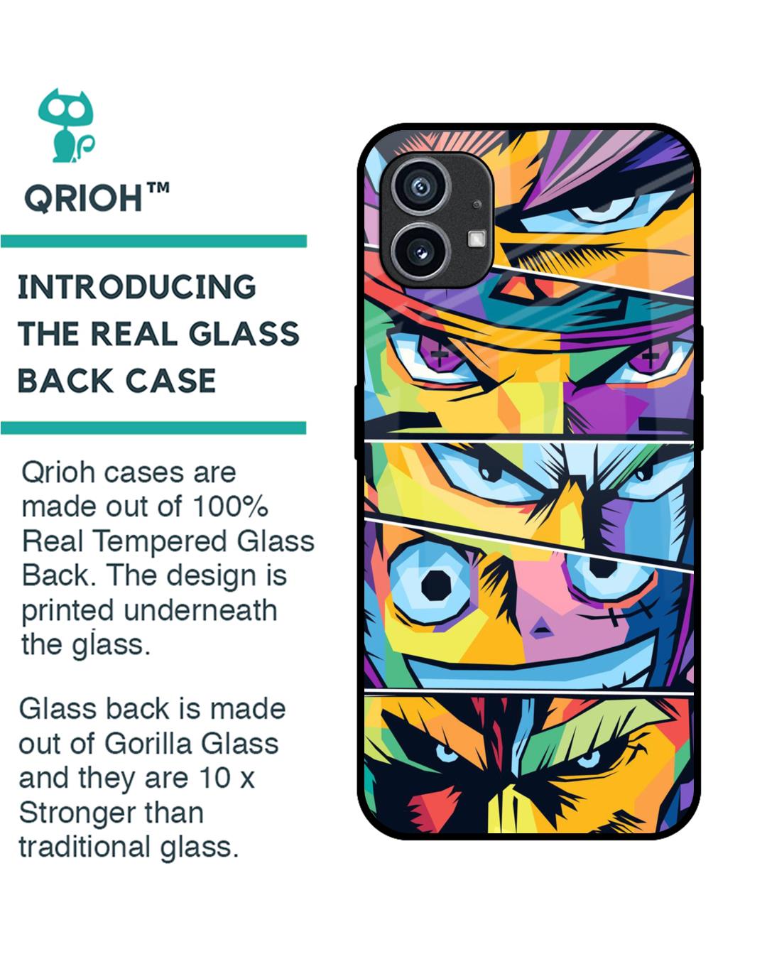Shop Anime Legends Premium Glass Case for Nothing Phone (1) (Shock Proof,Scratch Resistant)-Back