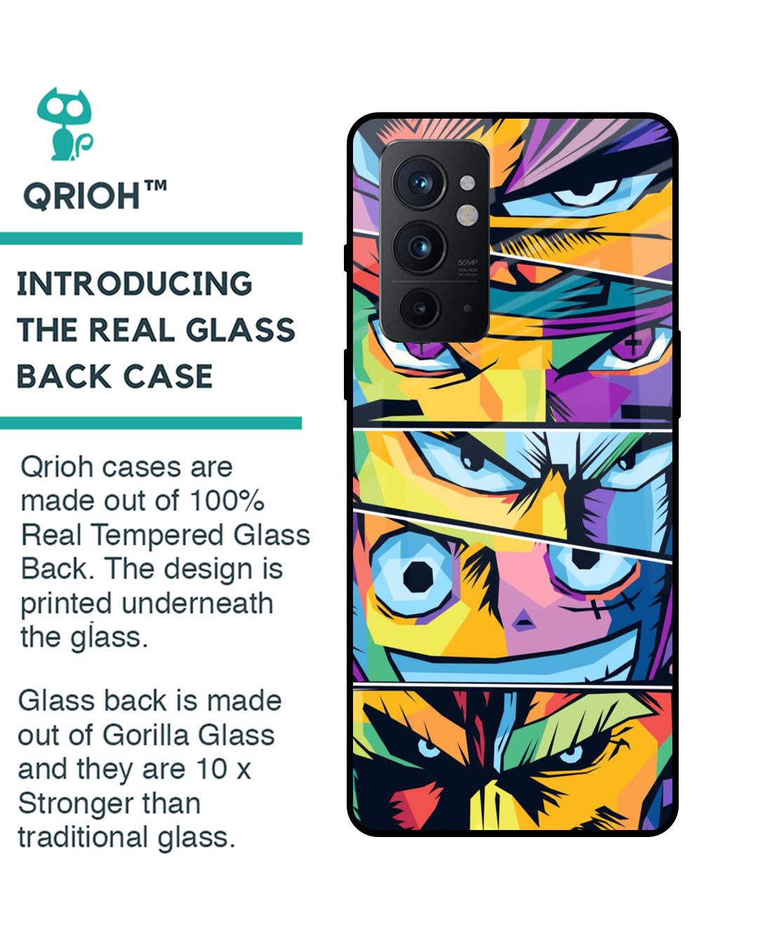 Shop Anime Legends Premium Glass Case for OnePlus 9RT 5G (Shock Proof,Scratch Resistant)-Back