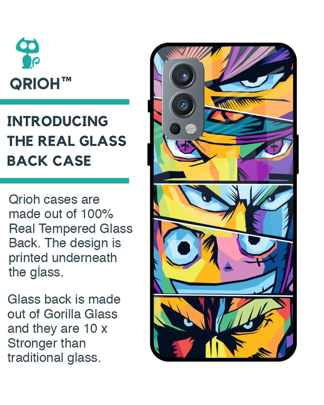 Shop Anime Legends Premium Glass Case for OnePlus Nord 2 5G (Shock Proof,Scratch Resistant)-Back