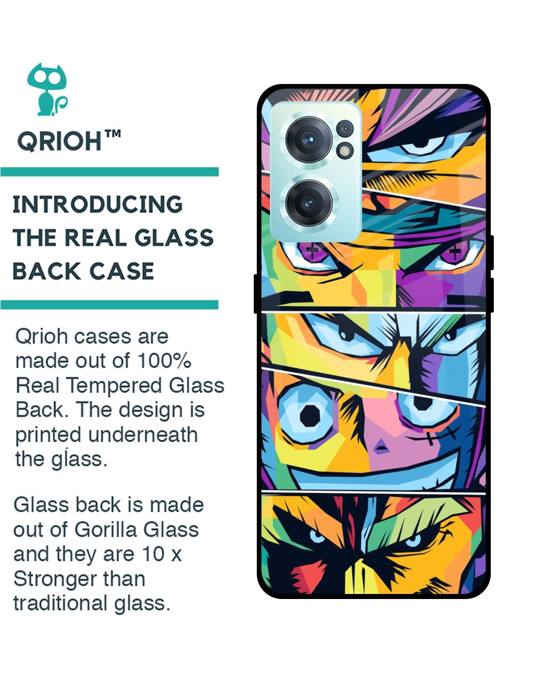 Shop Anime Legends Premium Glass Case for OnePlus Nord CE 2 5G (Shock Proof,Scratch Resistant)-Back