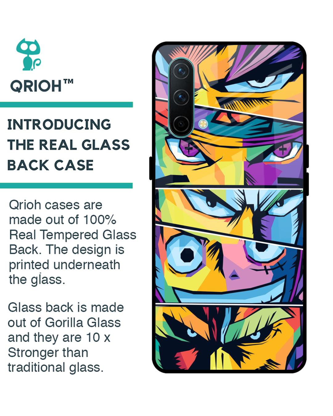 Shop Anime Legends Premium Glass Case for OnePlus Nord CE 5G (Shock Proof,Scratch Resistant)-Back