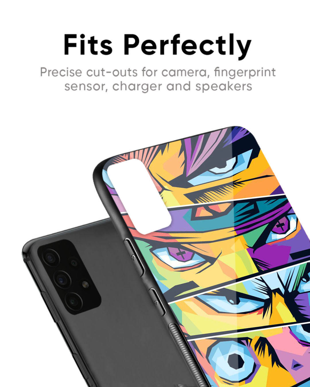 Shop Anime Legends Premium Glass Case for Oppo Reno8T 5G (Shock Proof, Scratch Resistant)-Back