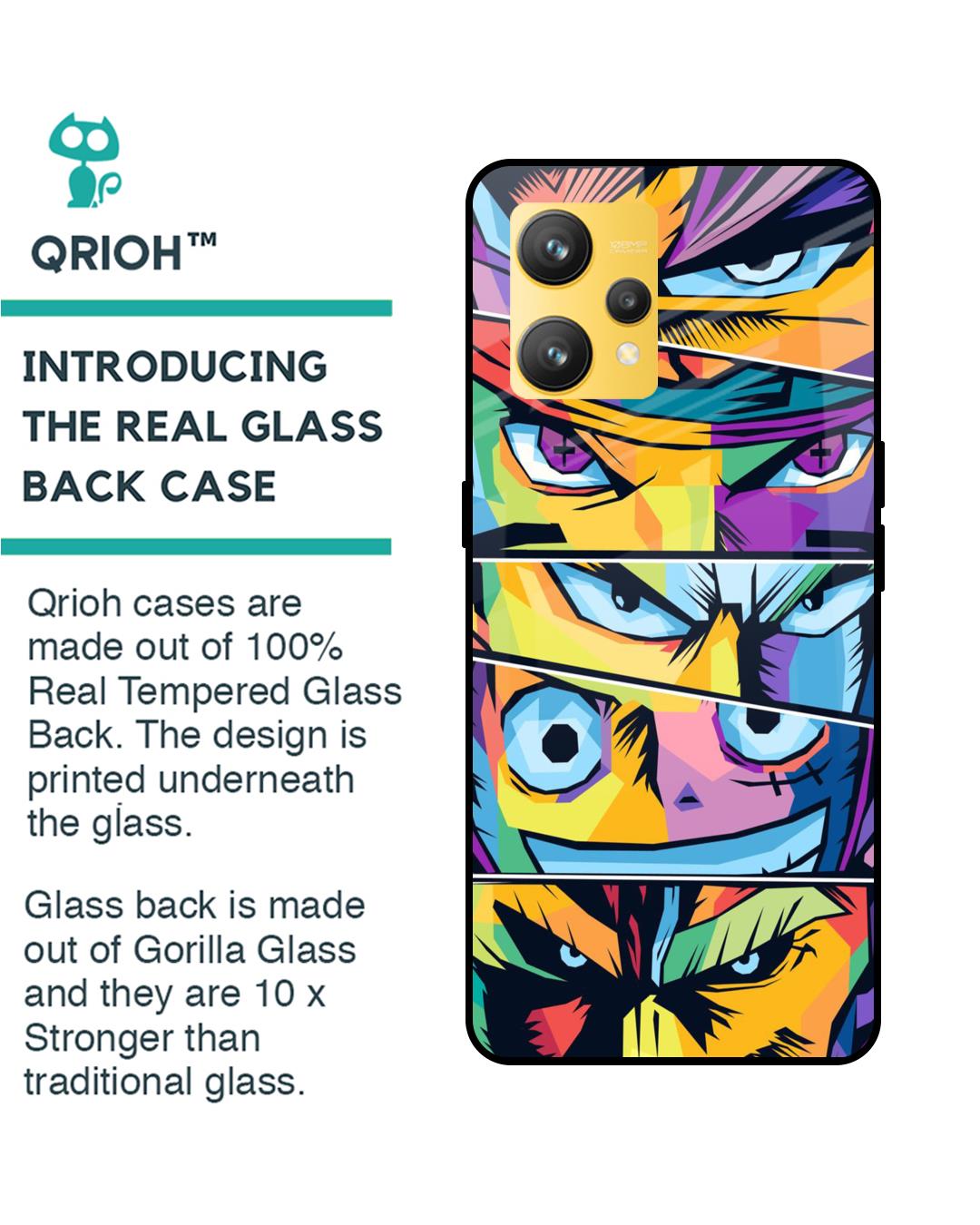 Shop Anime Legends Premium Glass Case for Realme 9(Shock Proof, Scratch Resistant)-Back