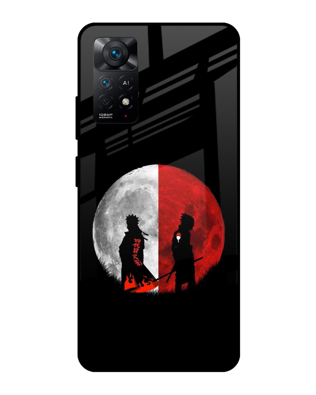 Buy Anime Red Moon Premium Glass Case for Redmi Note 11 Pro (Shock  Proof,Scratch Resistant) Online in India at Bewakoof