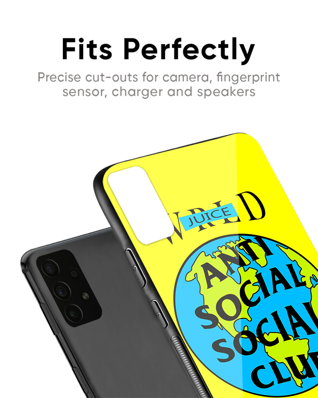 Shop Anti Social Club Premium Glass Case for OnePlus Nord 3 5G (Shock Proof, Scratch Resistant)-Back