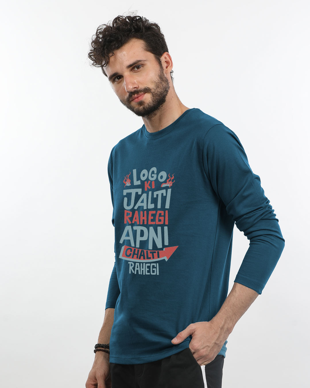 Shop Apni Chalti Rahegi Full Sleeve T-Shirt-Back